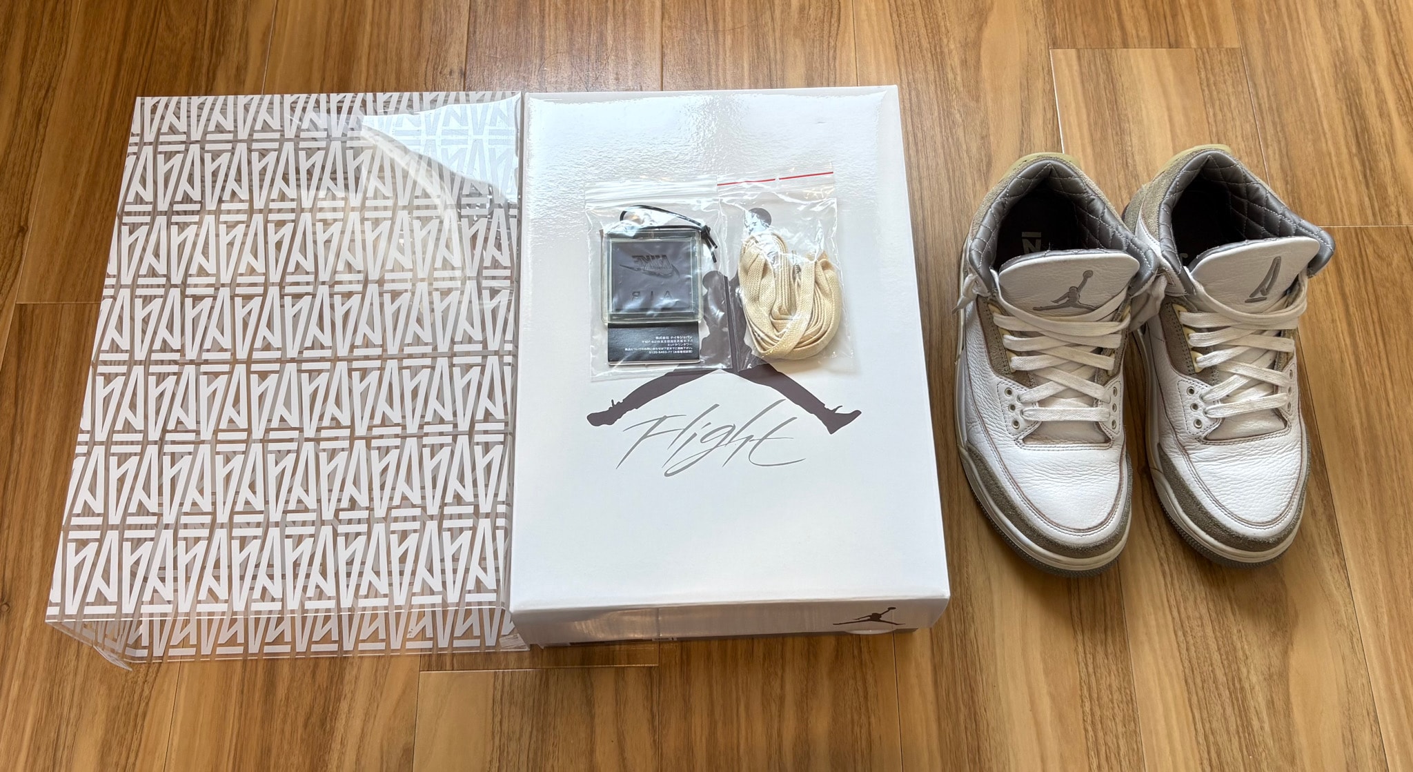 A Ma Maniere × Nike Women's Air Jordan 3 Retro SP "White/Medium Grey Violet Ore"