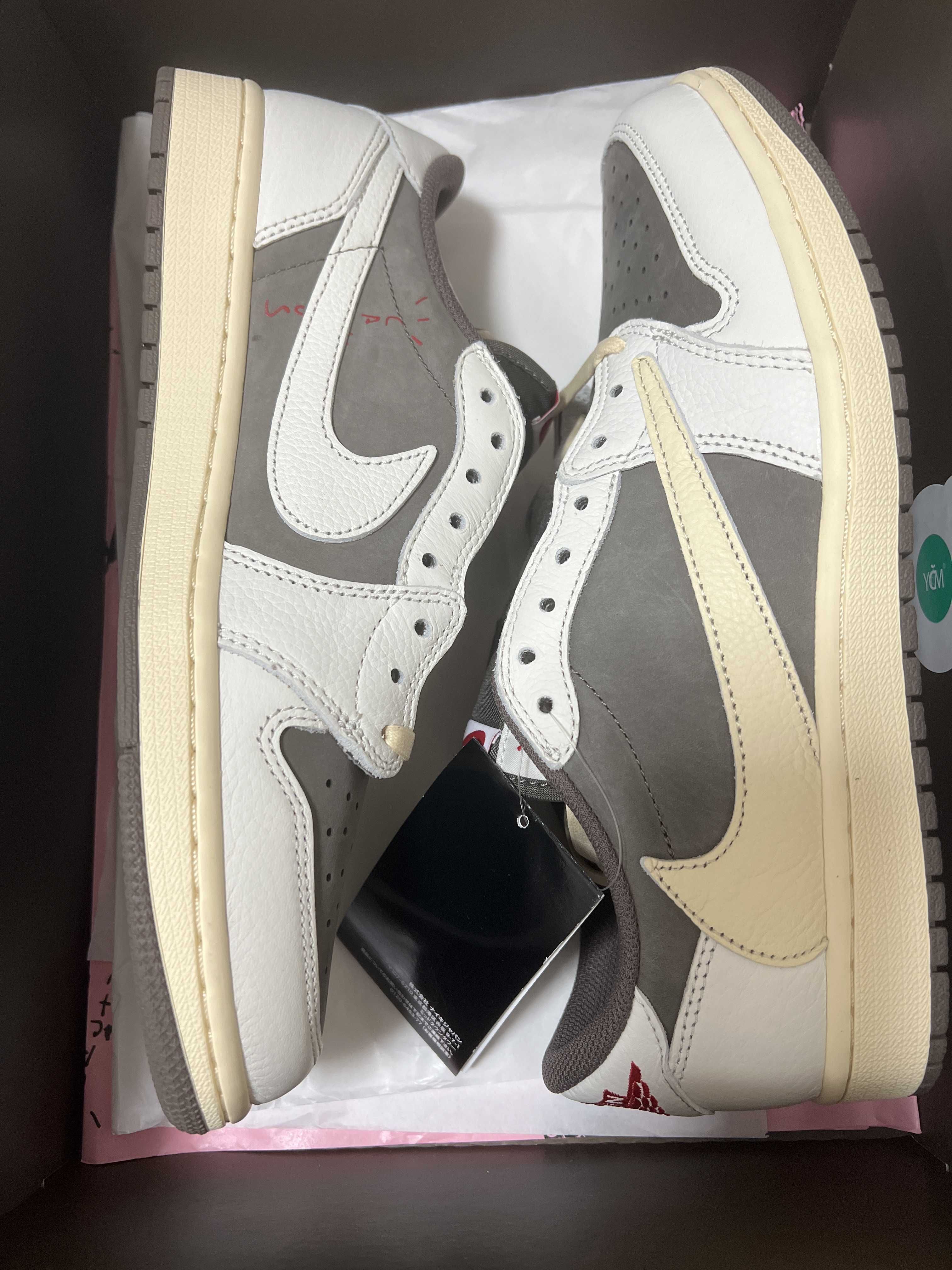 Travis Scott × Nike Air Jordan 1 Low OG SP "Reverse Mocha/Sail and Ridgerock"