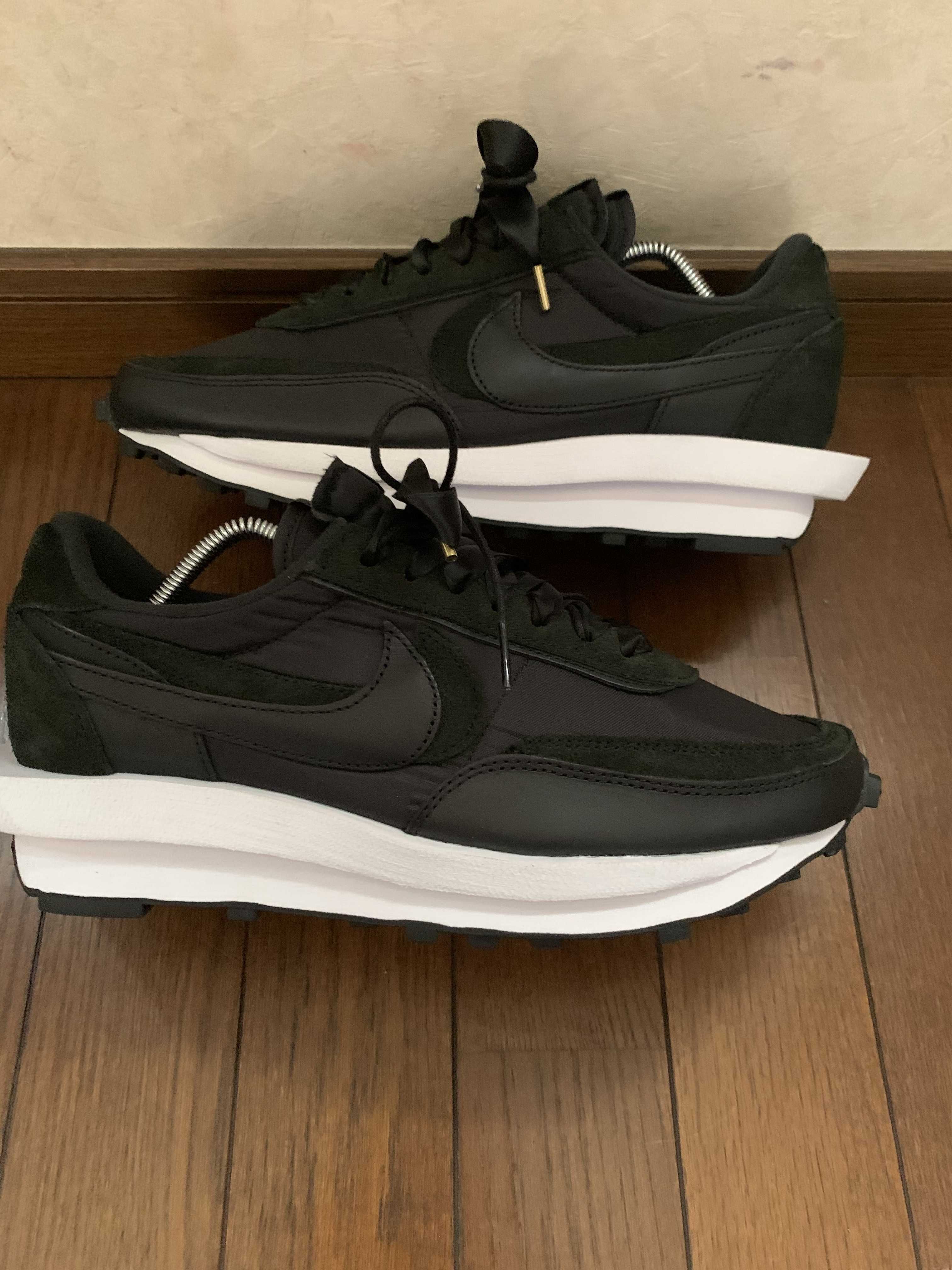 sacai × Nike LDV Waffle "Triple Black"