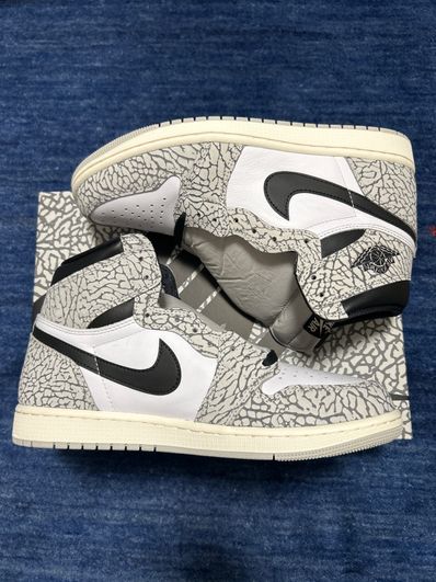 Nike Air Jordan 1 High OG "White Cement/Safari"