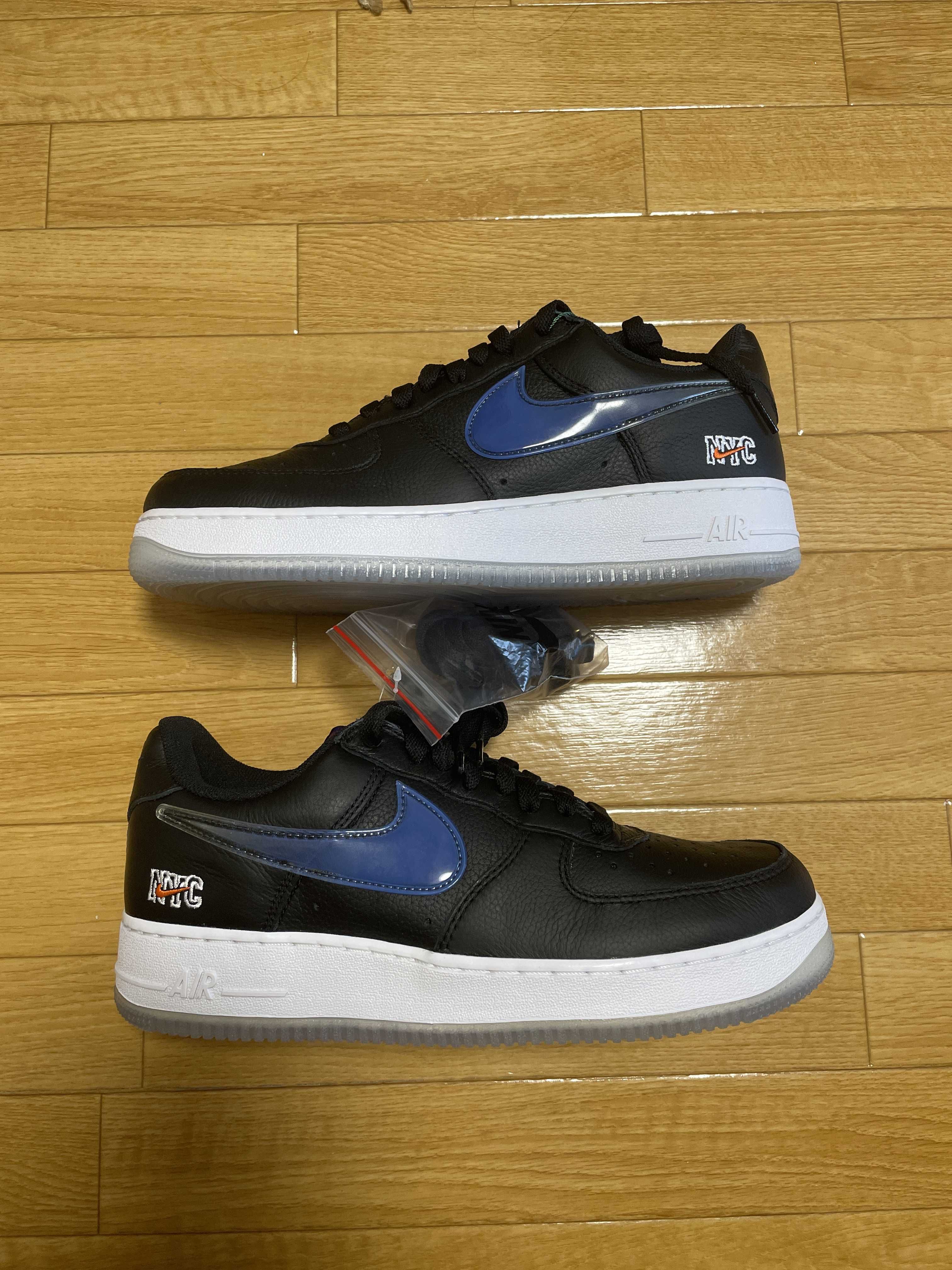 KITH × Nike Air Force 1 Low New York Knicks "Black/Brilliant Orange/Rush/Brilliant White"