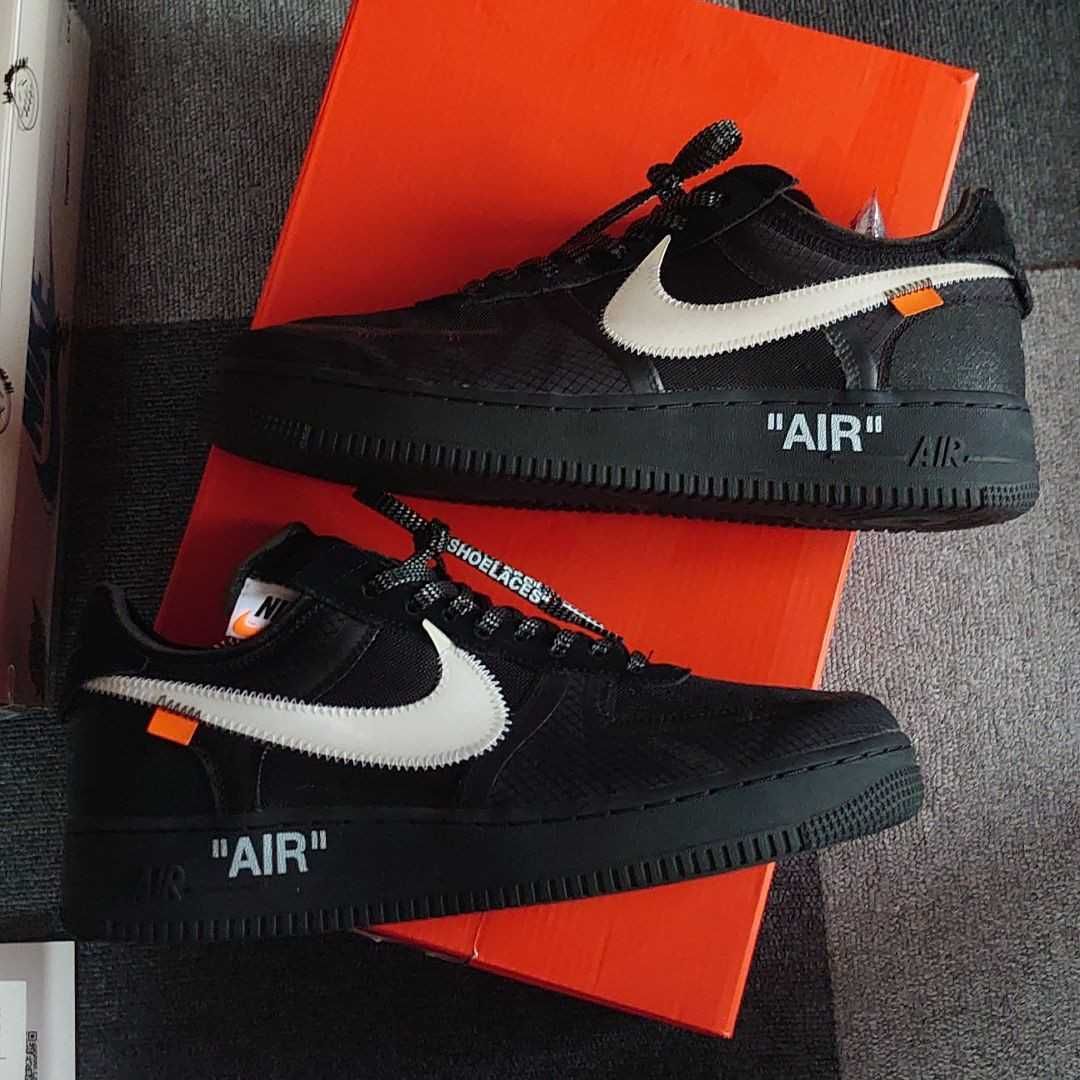 Off-White × Nike Air Force 1 Low "Black"