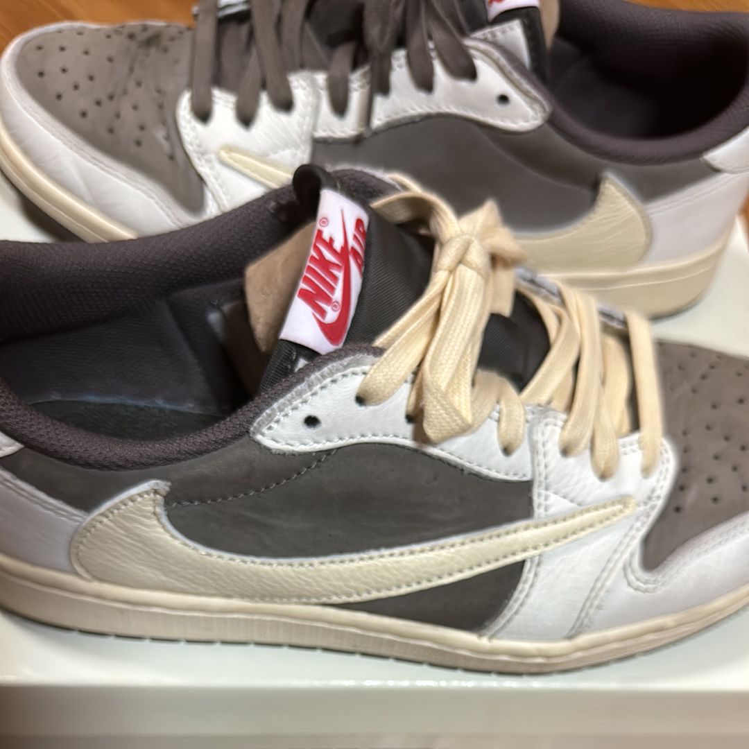Travis Scott × Nike Air Jordan 1 Low OG SP "Reverse Mocha/Sail and Ridgerock"
