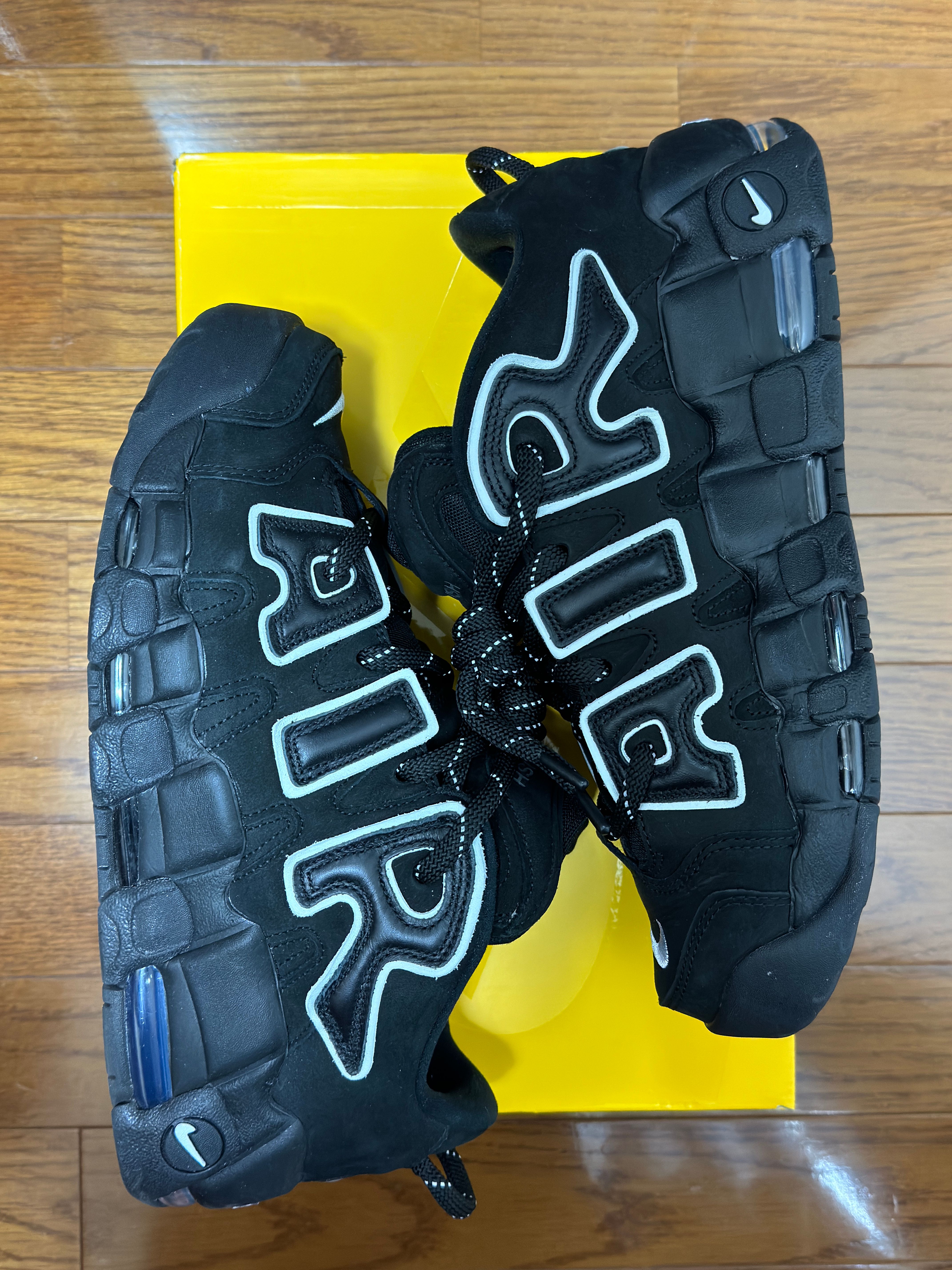 AMBUSH × Nike Air More Uptempo Low "Black and White"