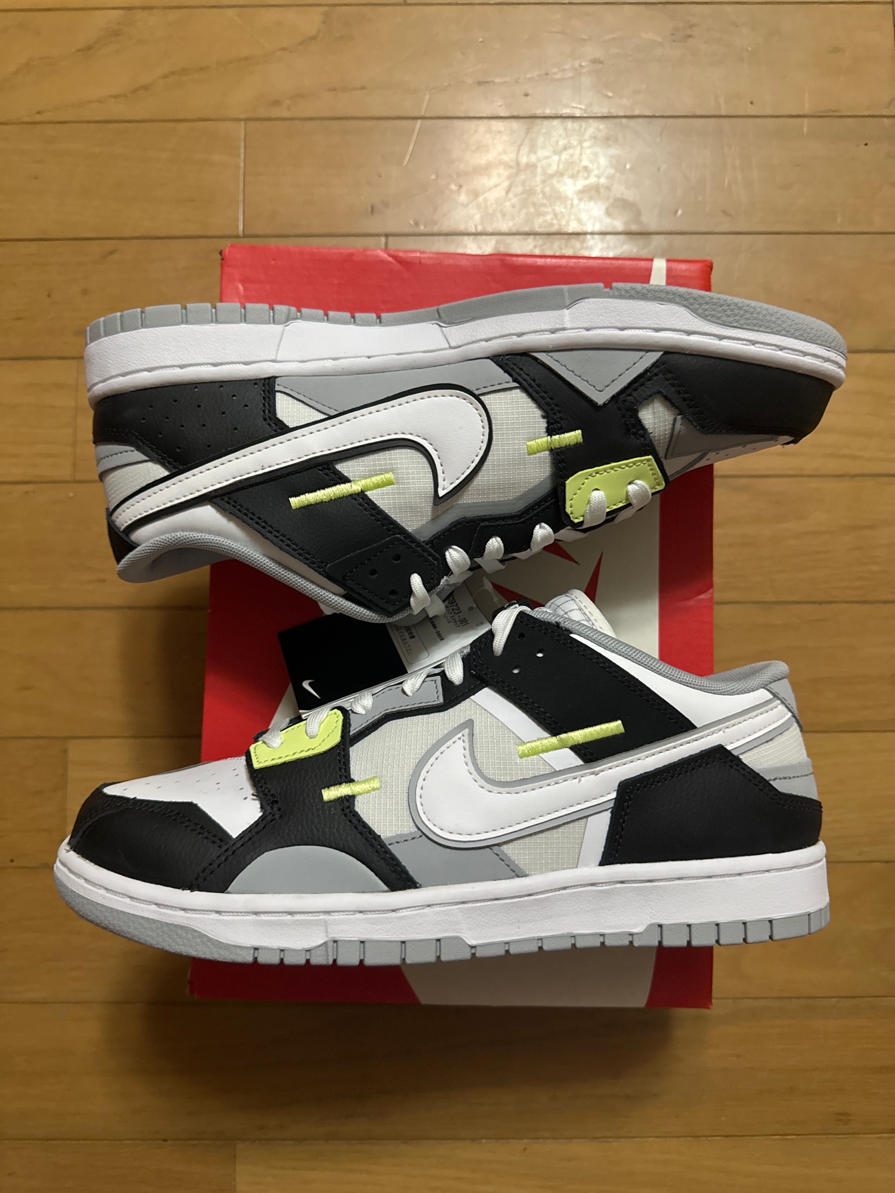 Nike Dunk Low Scrap "Black/White/Light Lemon Twist"