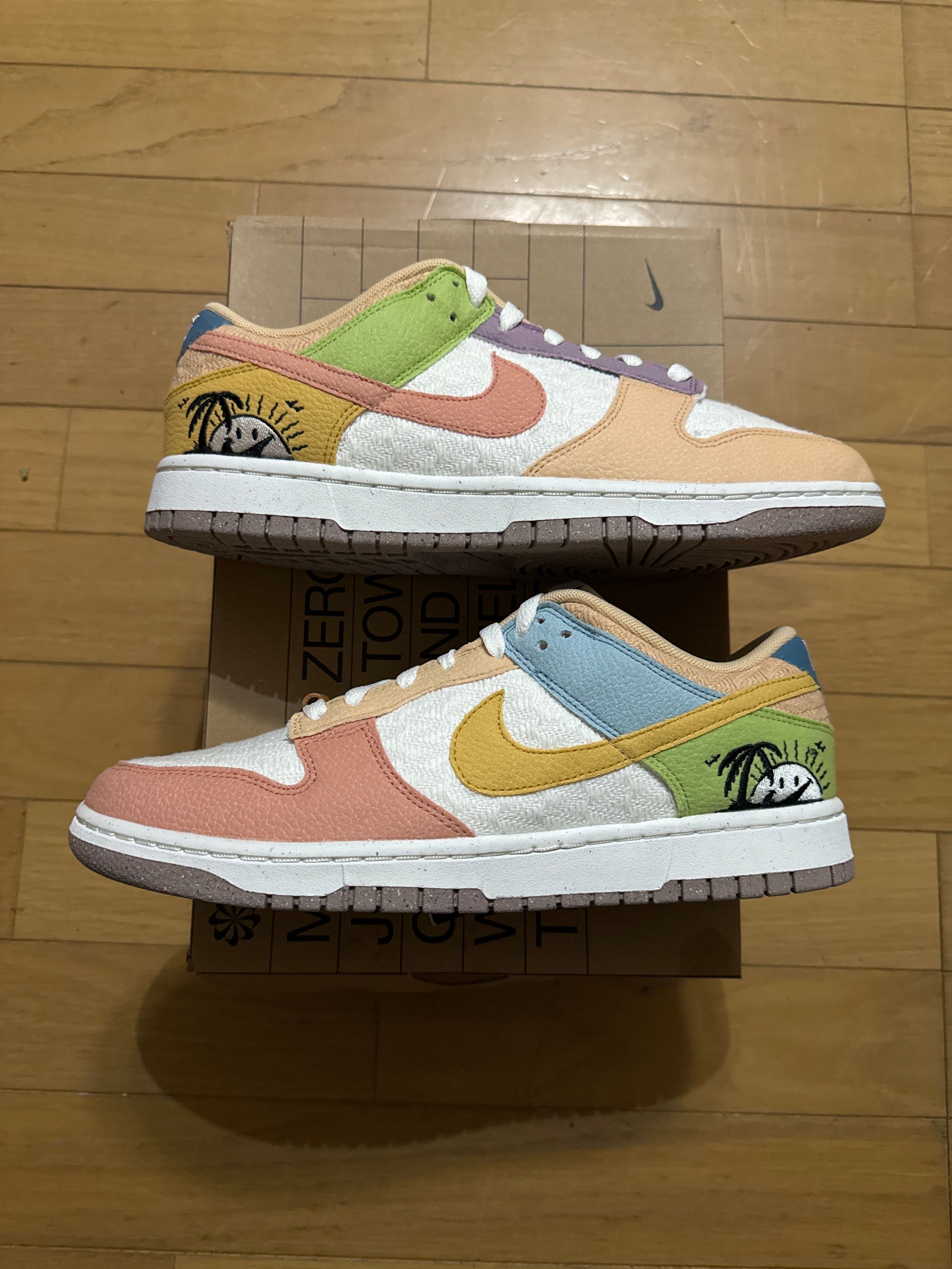 Nike Women's Dunk Low Sun Club "Sail/Sanded Gold/Light Madder Root"