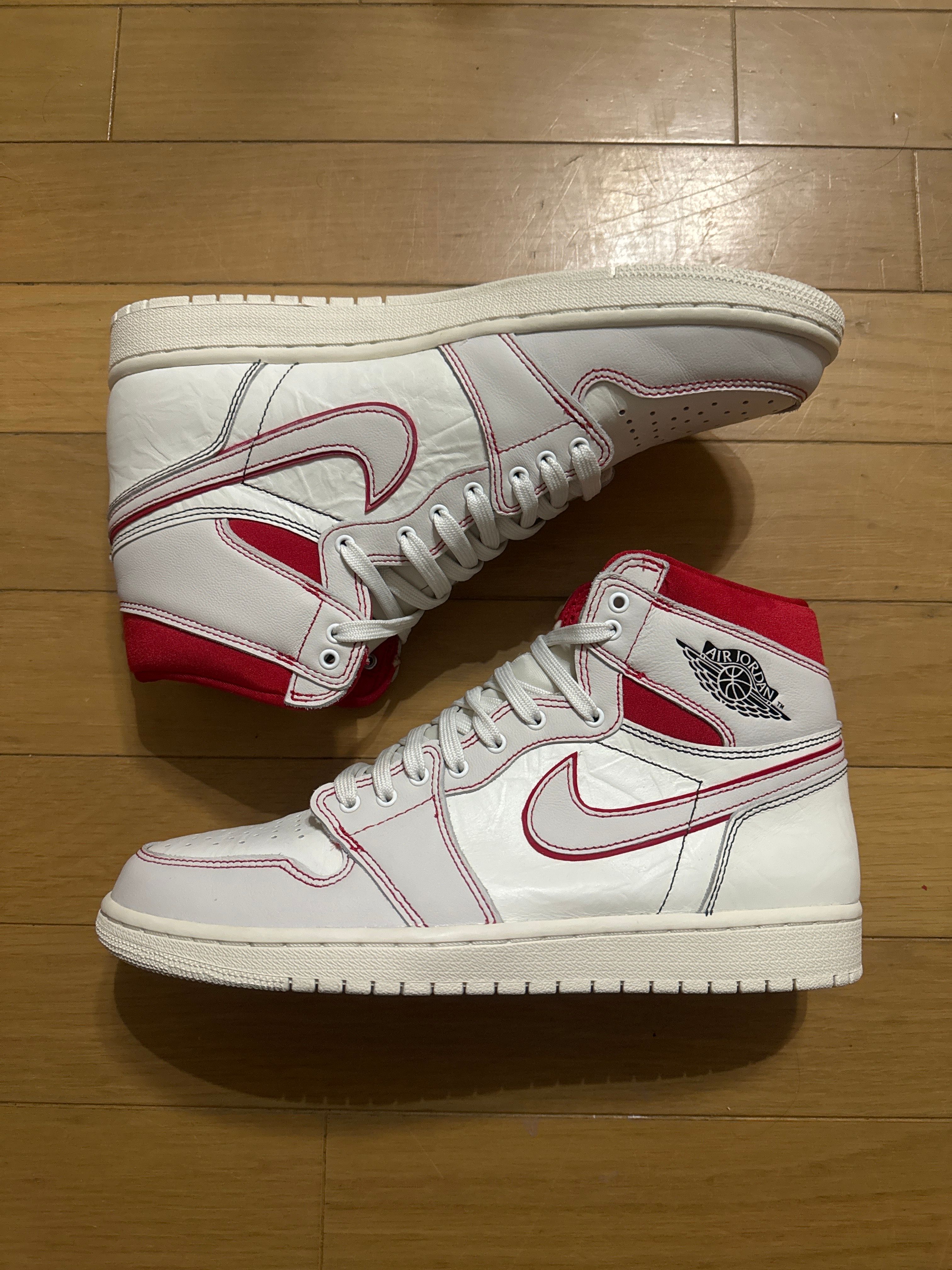 Nike Air Jordan 1 Retro High OG "Sail/University Red"     