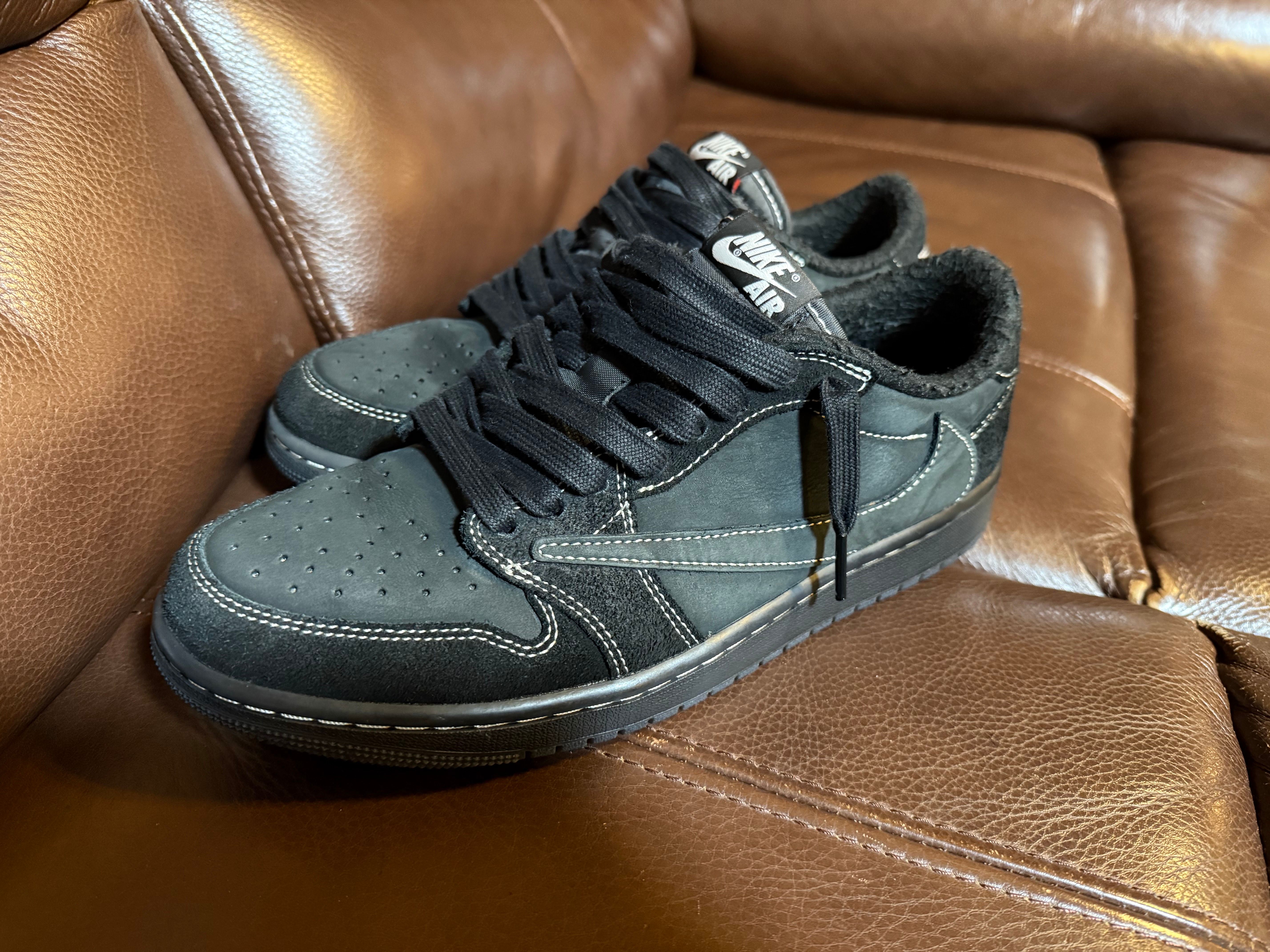 Travis Scott × Nike Air Jordan 1 Low OG SP "Black Phantom"