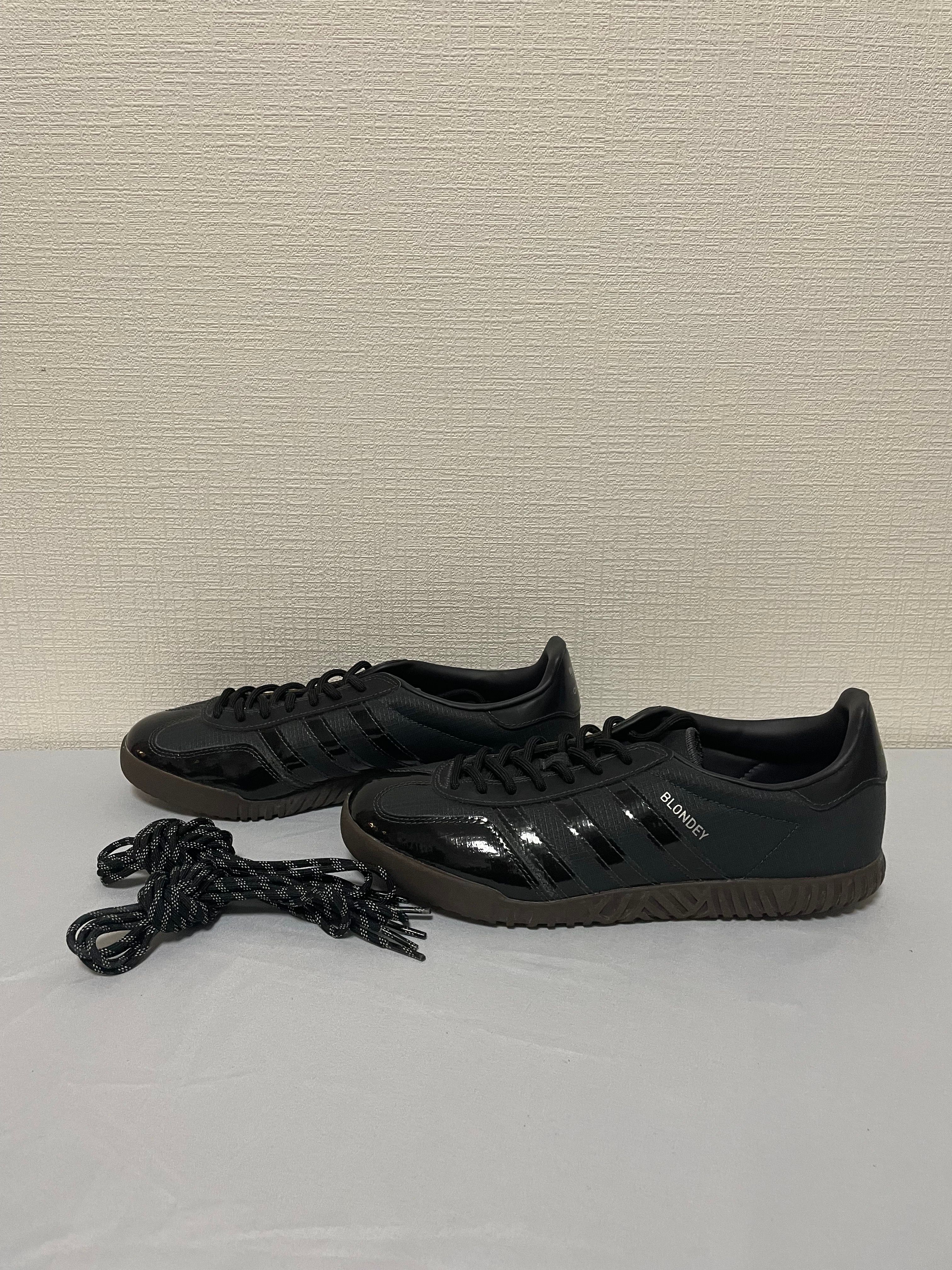 Blondey × adidas Gazelle Indoor "Grey Six/Gum"