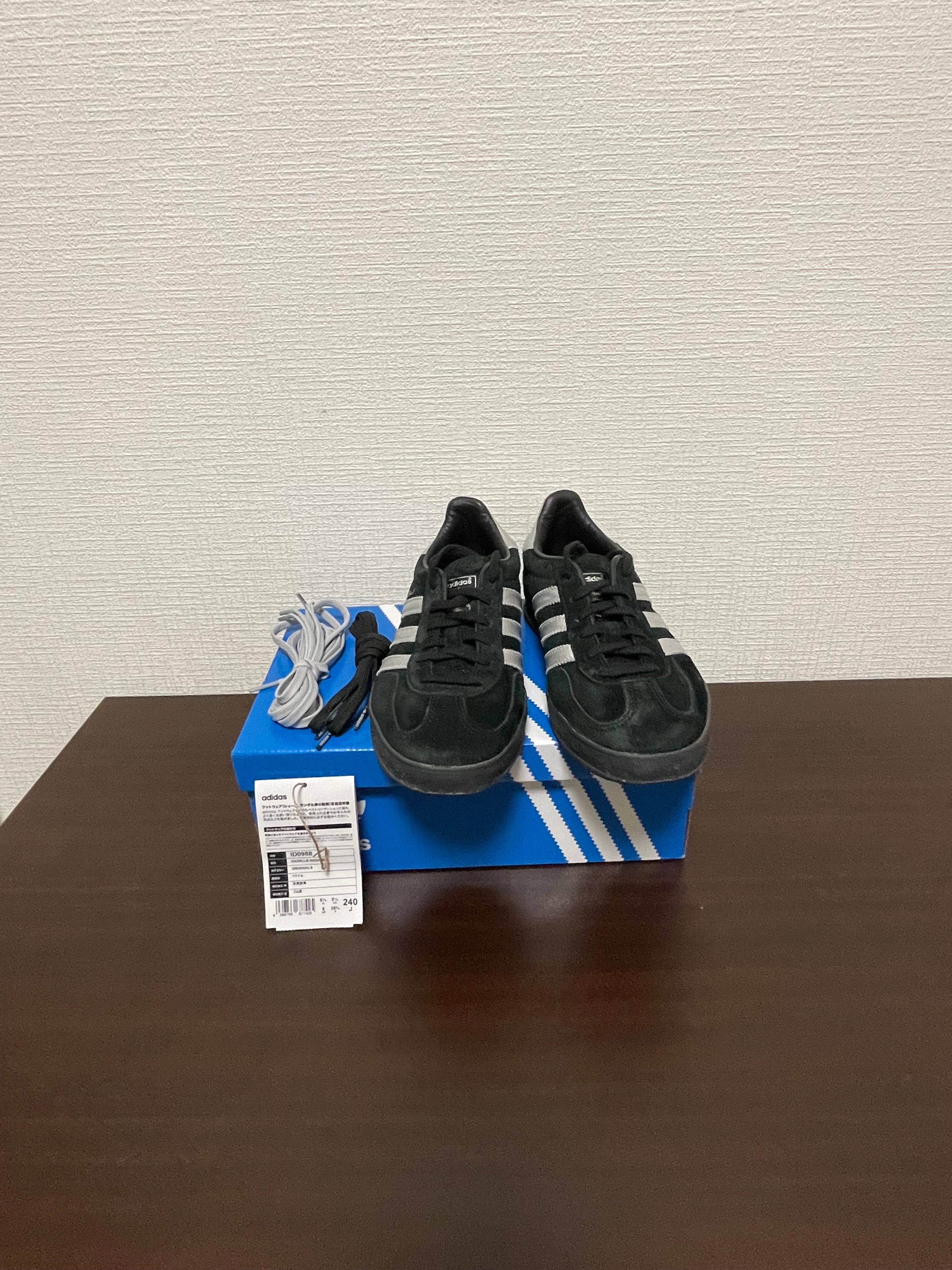 BILLY'S Exclusive adidas Gazelle Indoor "Core Black/Metallic Silver"