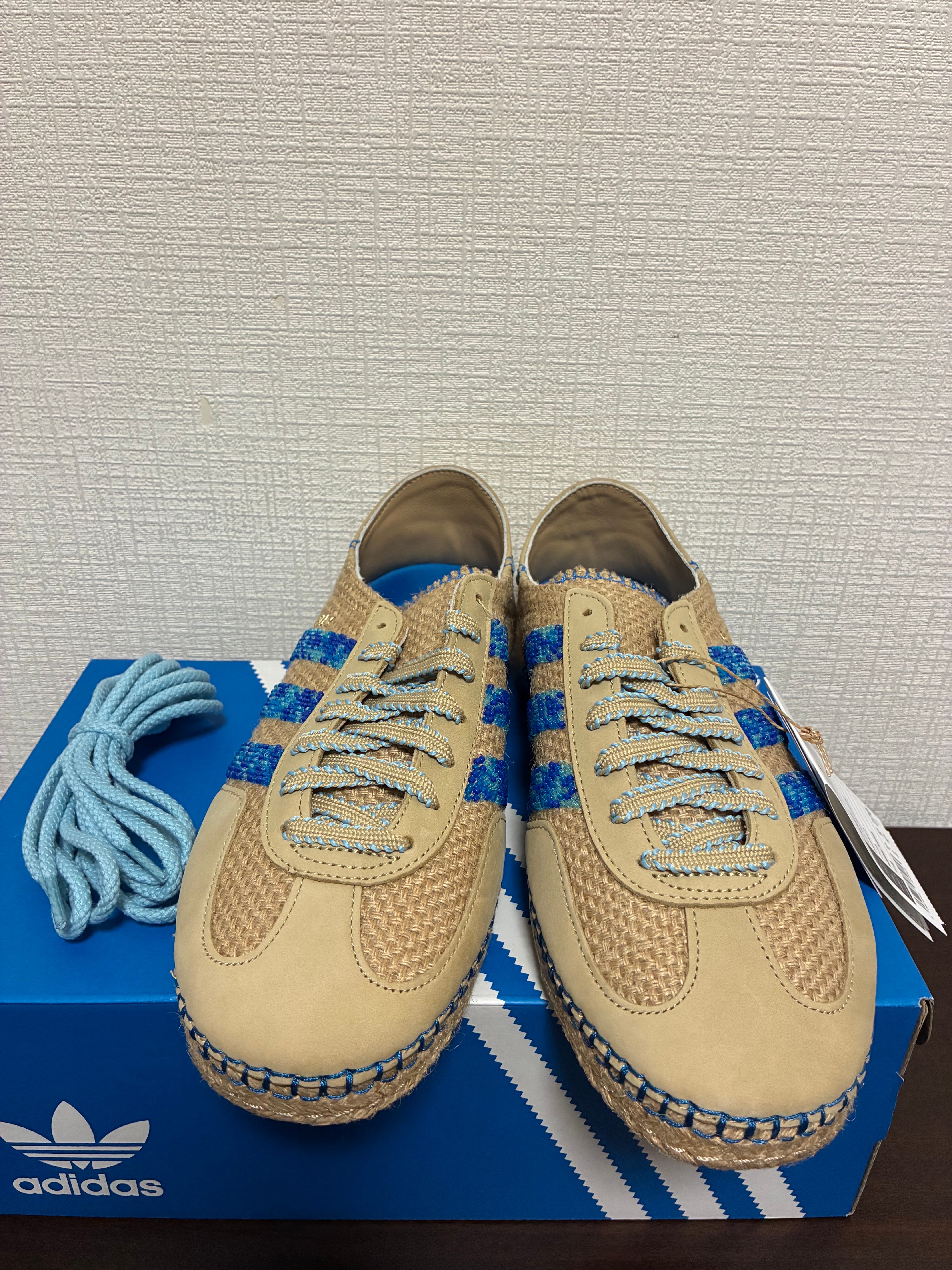 CLOT × adidas Gazelle by Edison Chen "Linen Khaki/Light Blue"
