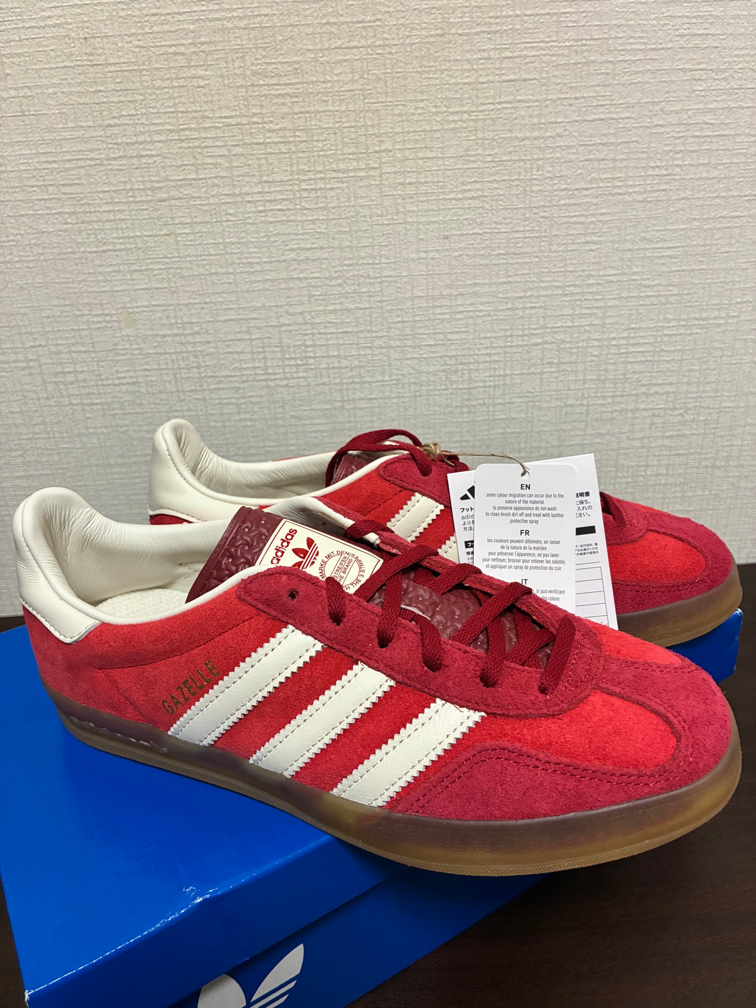 adidas Women's Gazelle Indoor "Red/White/Gum"