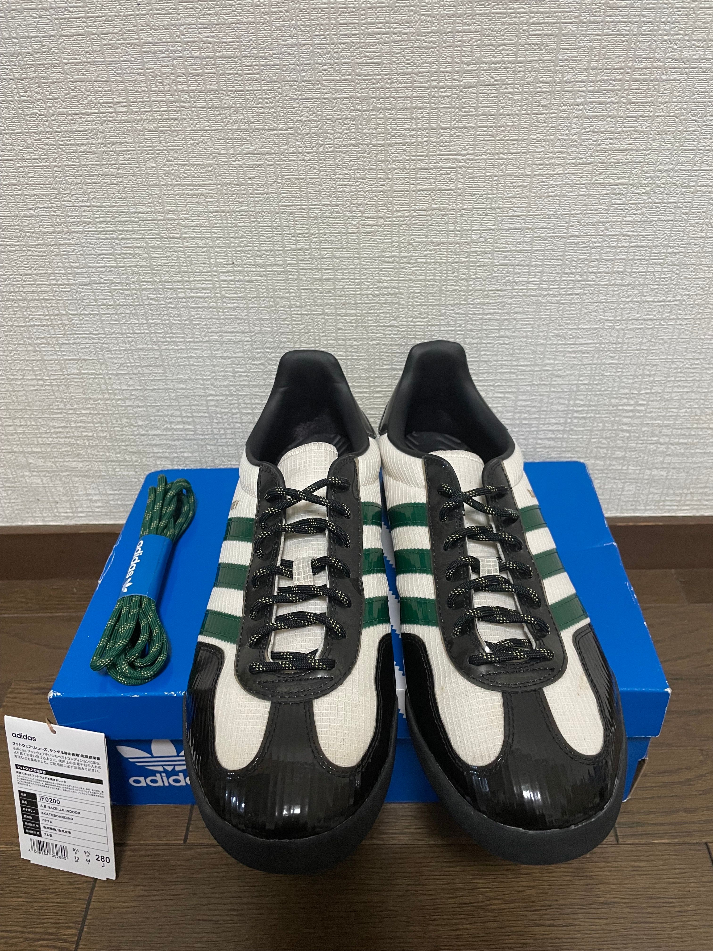 Blondey McCoy × adidas AB Gazelle Indoor "Noble Green"