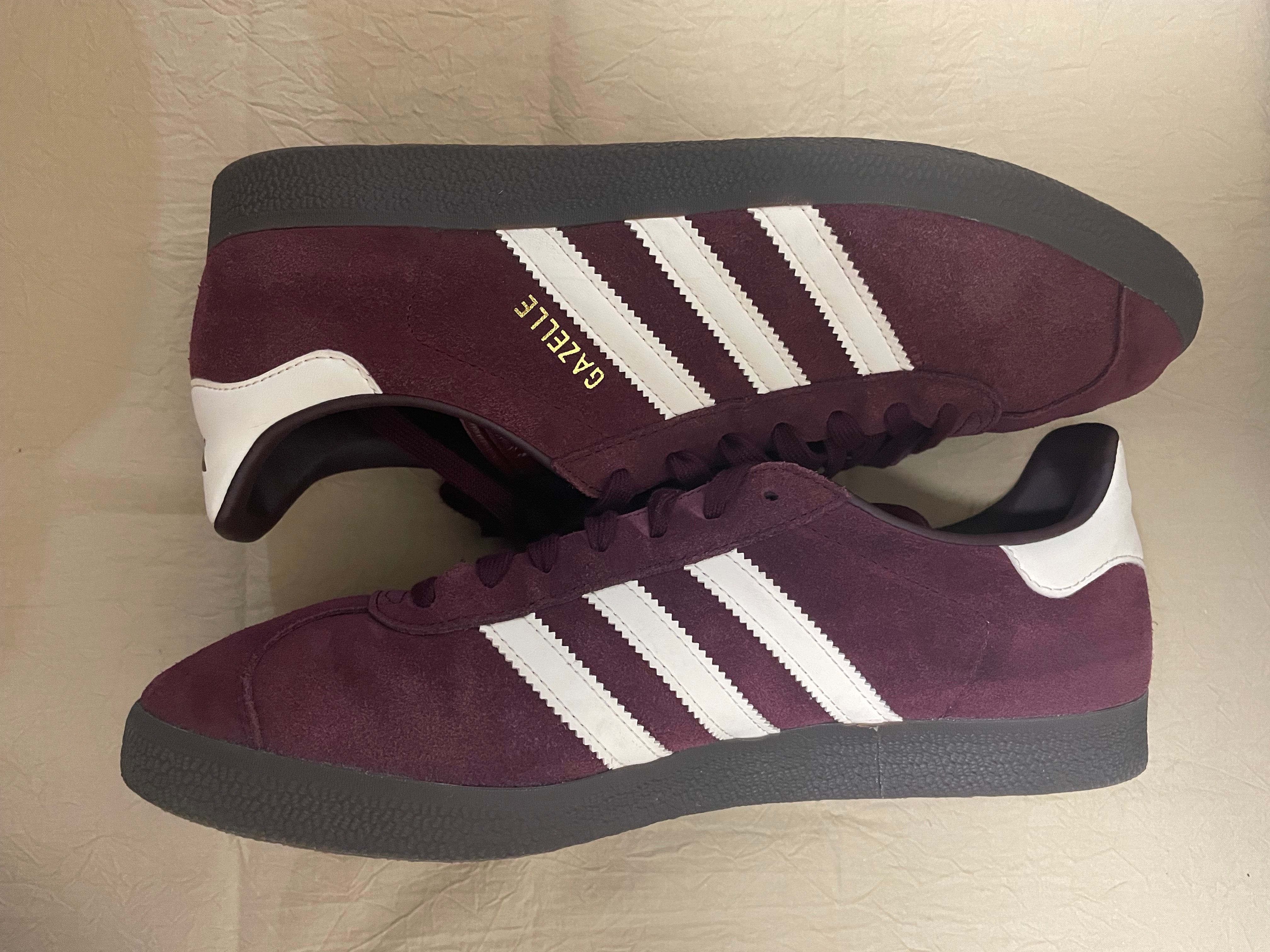 adidas Gazelle "Maroon/Chalk White/Gum"