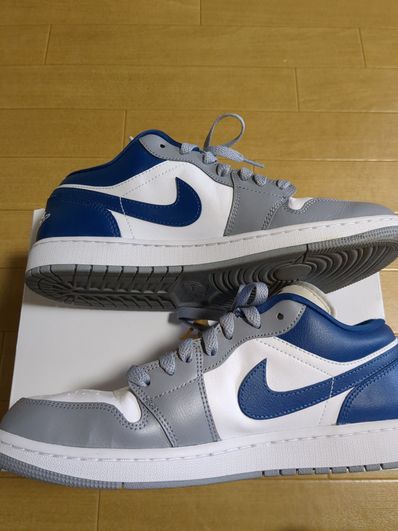 Nike Women's Air Jordan 1 Low "Grey and Blue"