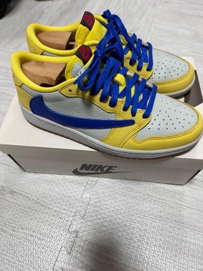 Travis Scott × Nike Women's Air Jordan 1 Retro Low OG "Canary"