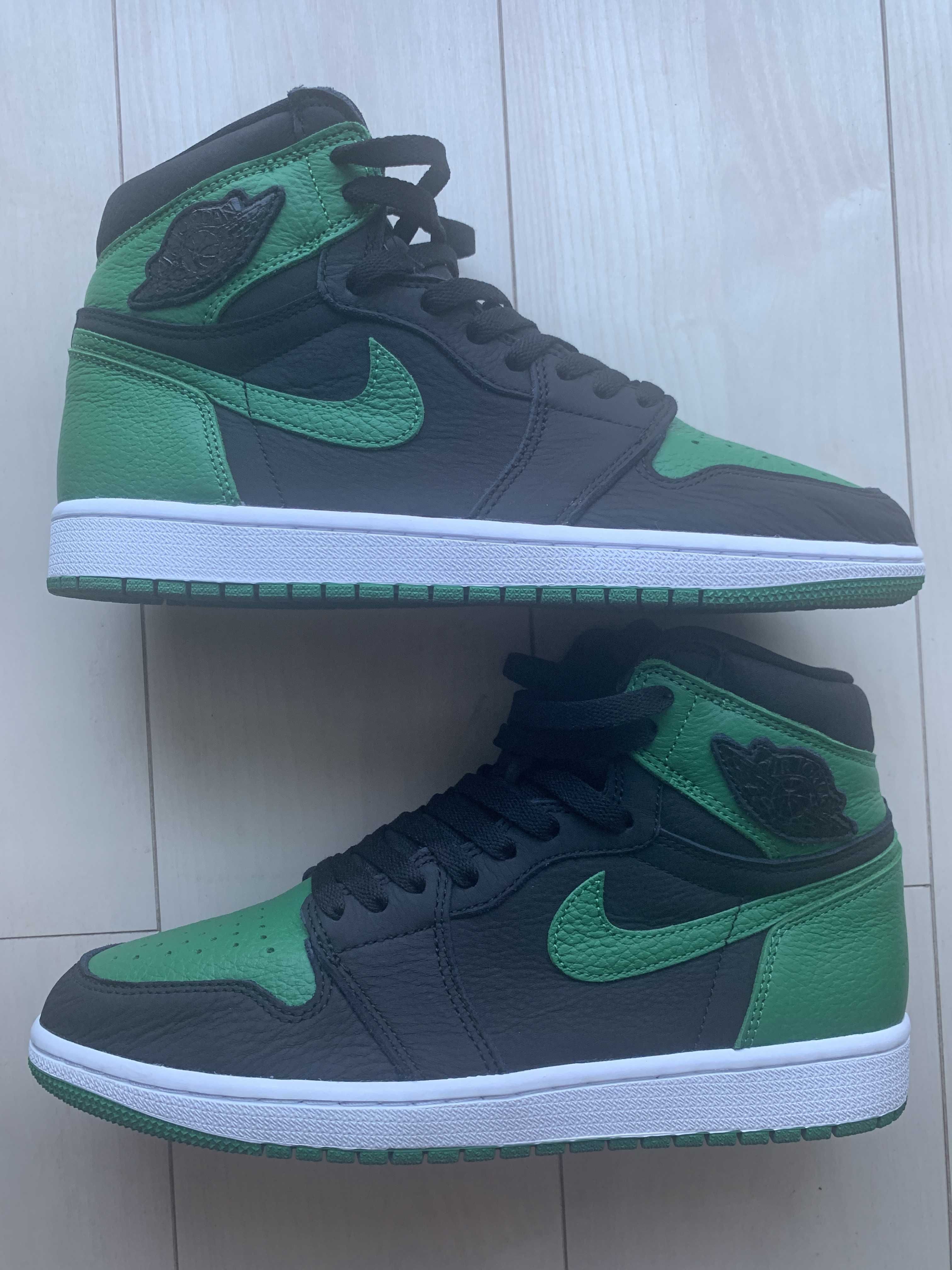 Nike Air Jordan 1 Retro High OG "Black/Pine Green" (2020)      