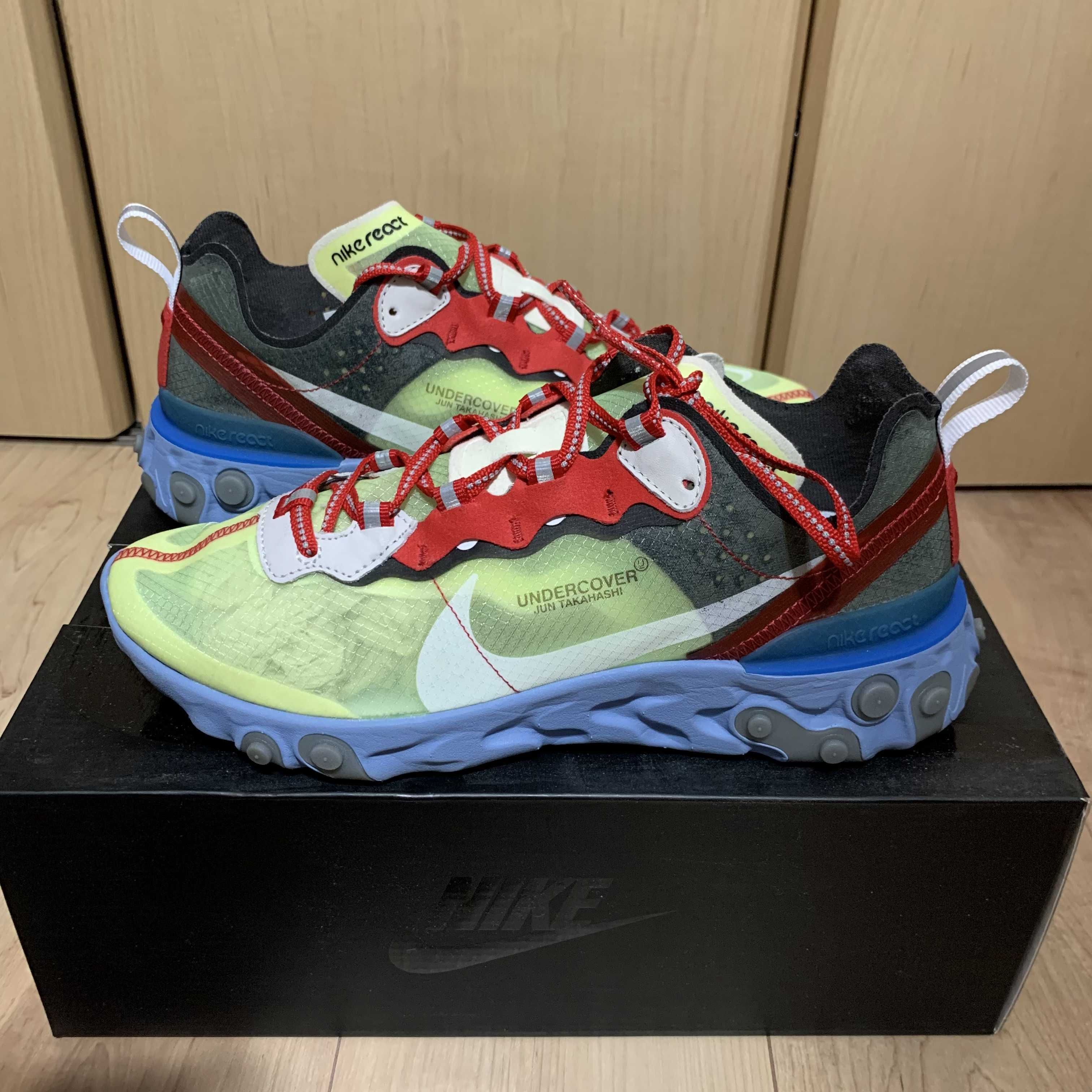 UNDERCOVER × Nike React Element 87 "Yellow/Red"