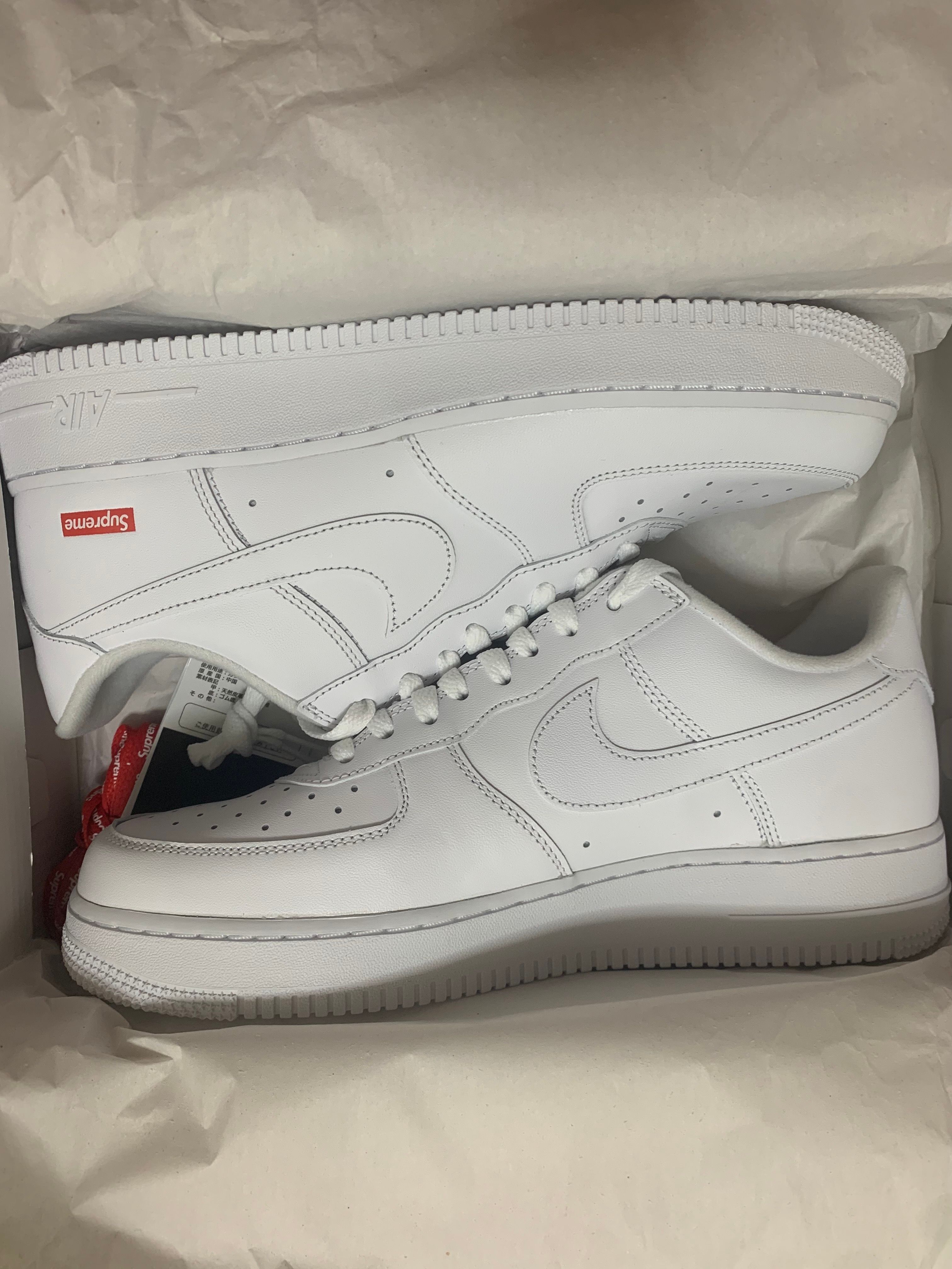 Supreme × Nike Air Force 1 Low "White"
