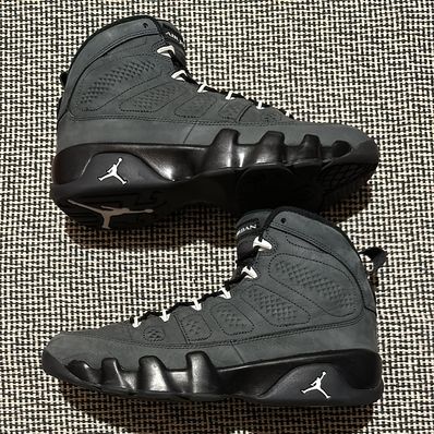 NIKE AIR JORDAN 9 RETRO "ANTHRACITE/WHITE-BLACK"