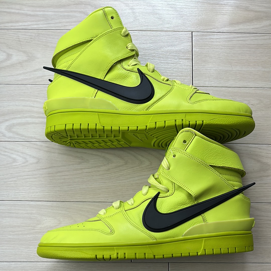 Ambush × Nike Dunk High "Flash Lime"
