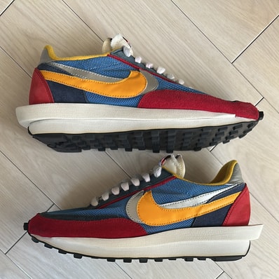 sacai × Nike LDV Waffle "Red/Blue"