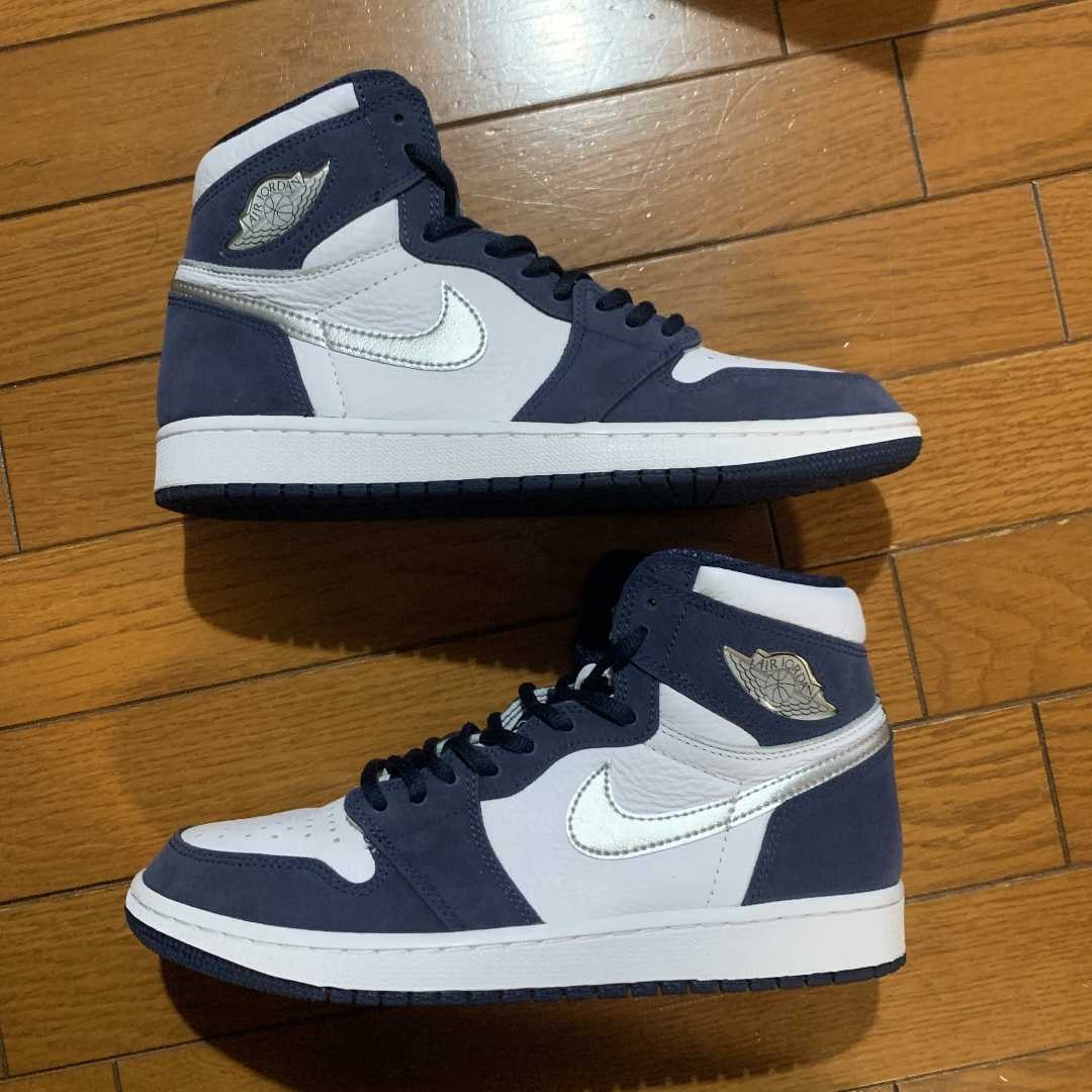 Nike Air Jordan 1 High OG CO.JP "White/Midnight Navy" (2020)(ブリーフケースなし)