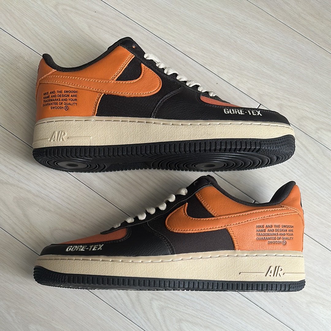 Nike Air Force 1 Low GORE-TEX "Brown/Hot Curry"