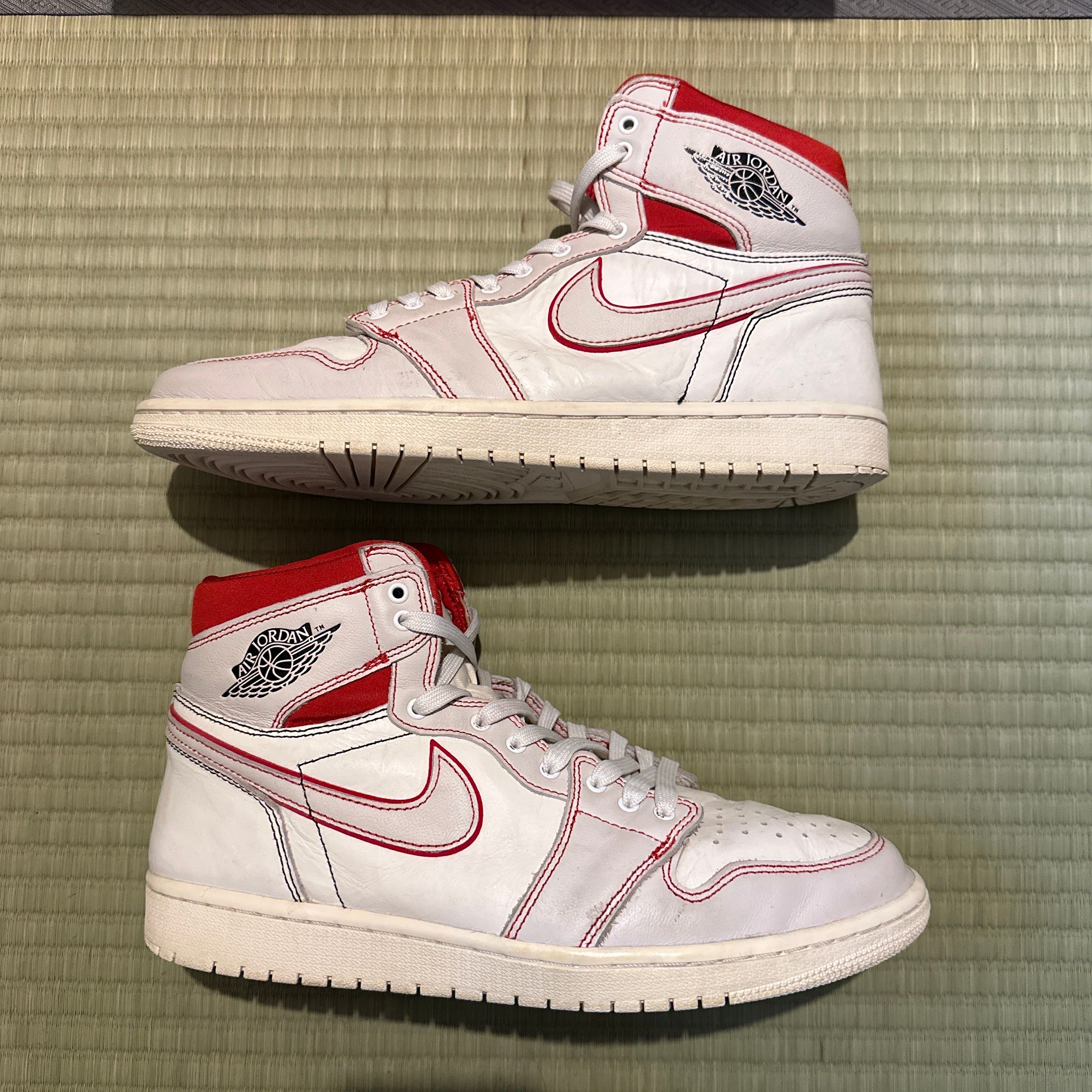 Nike Air Jordan 1 Retro High OG "Sail/University Red"