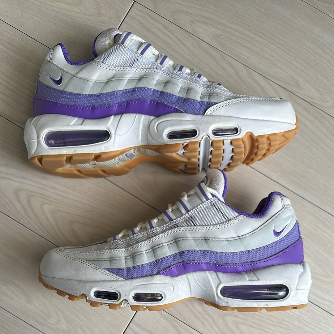 Nike Air Max 95 "White/Space Purple/Pure Platinum/Action Grape"