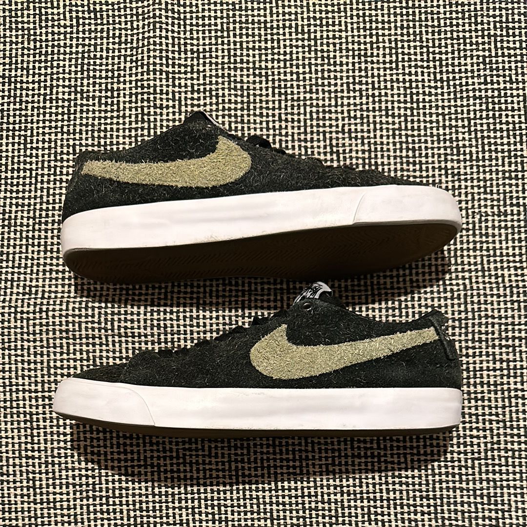 Stussy × Nike SB Blazer Low "Black/Palm Green"