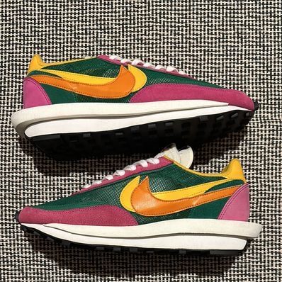 sacai × NIKE LDV WAFFLE "PINE GREEN"