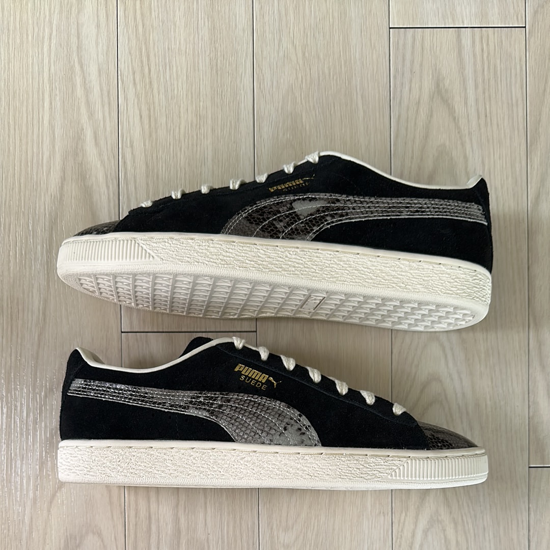 プーマ スウェード スプリット "プーマブラック/スモーキーグレー"