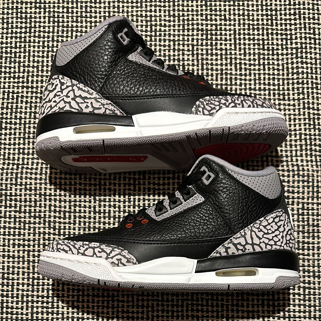 Nike GS Air Jordan 3 Retro "Black Cement "(2018)