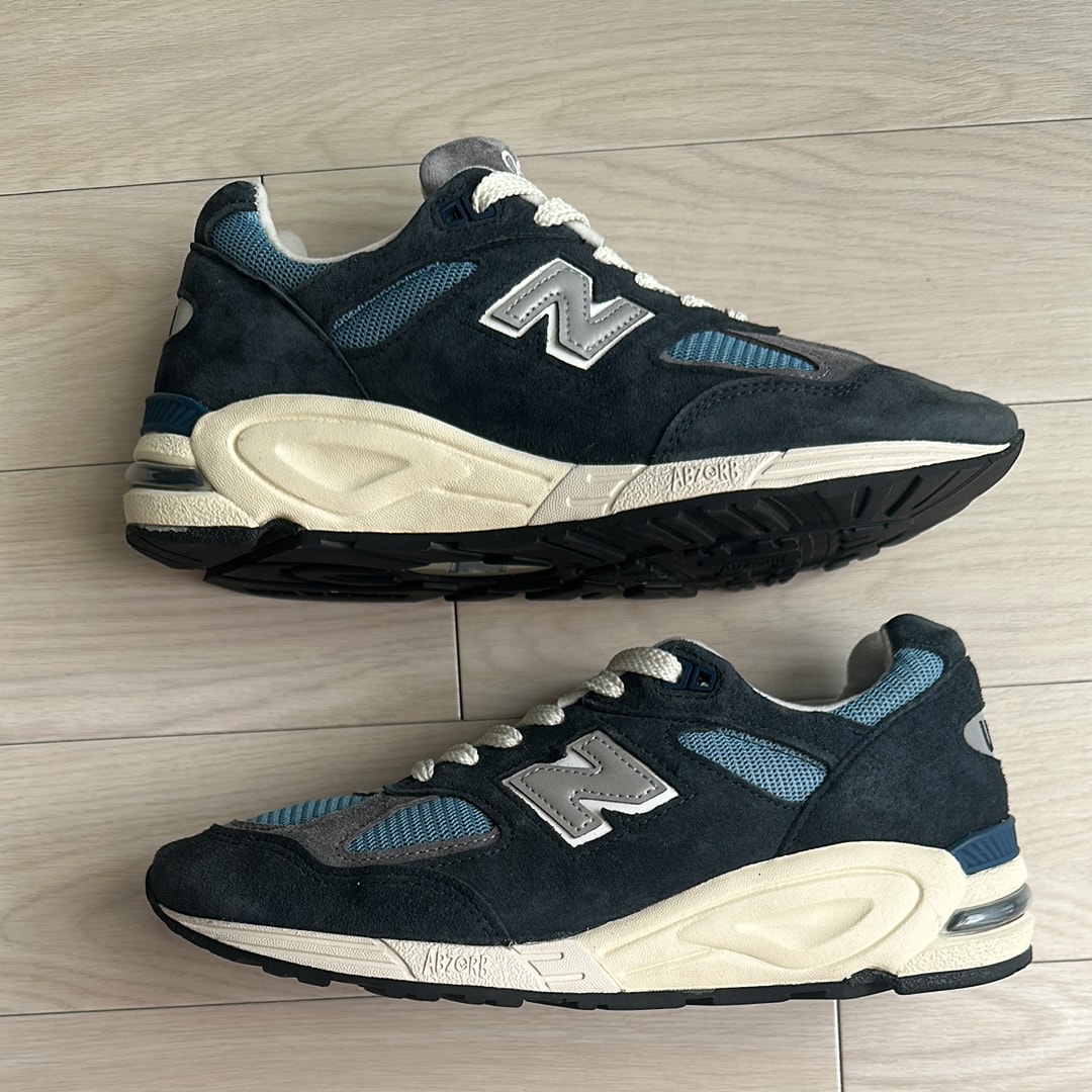 New Balance 990V2 "Navy/Castlerock"