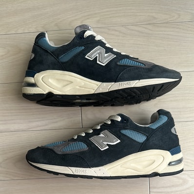 New Balance 990V2 "Navy/Castlerock"