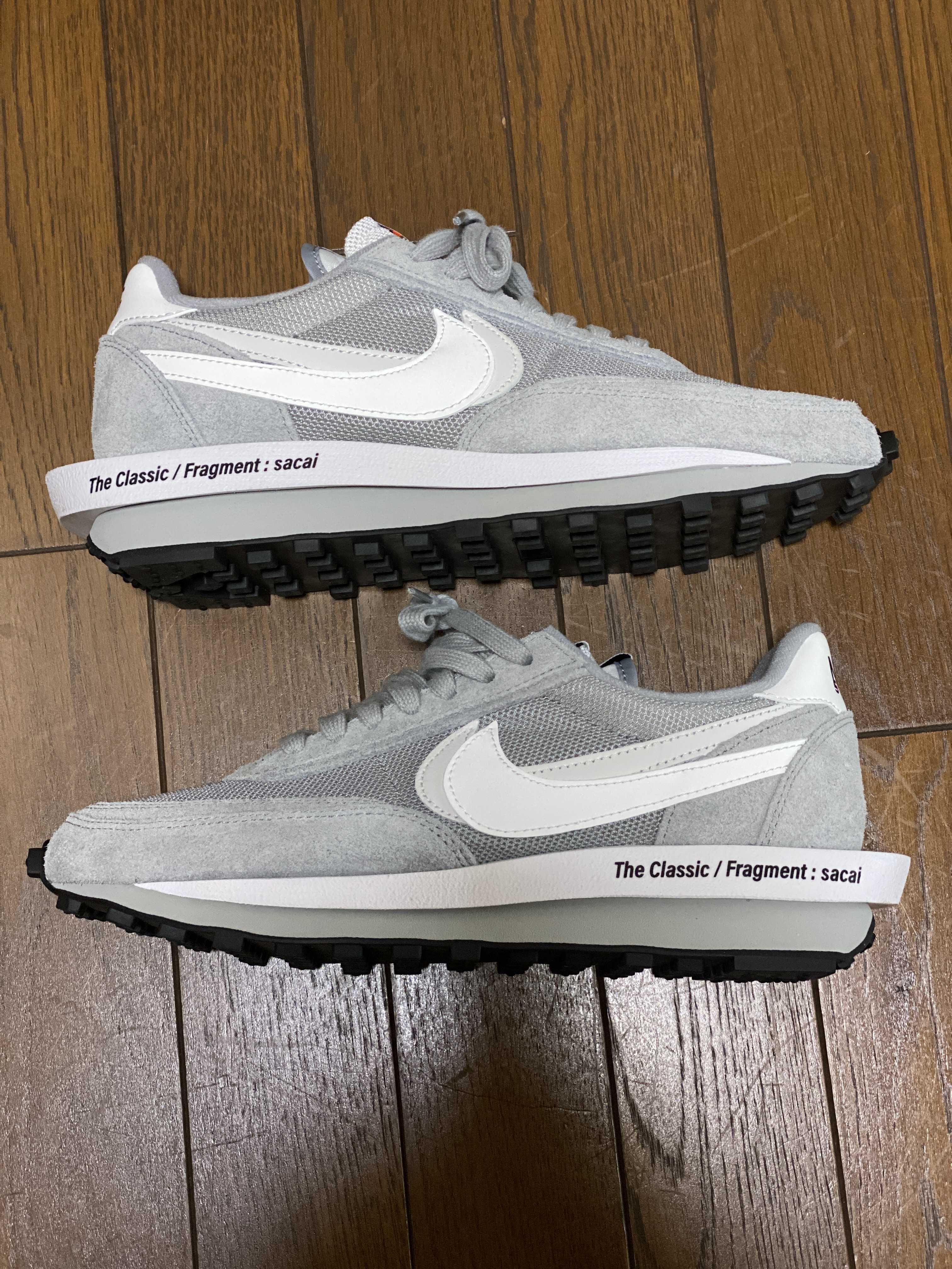 Fragment × sacai × Nike LD Waffle "Light Smoke Grey"