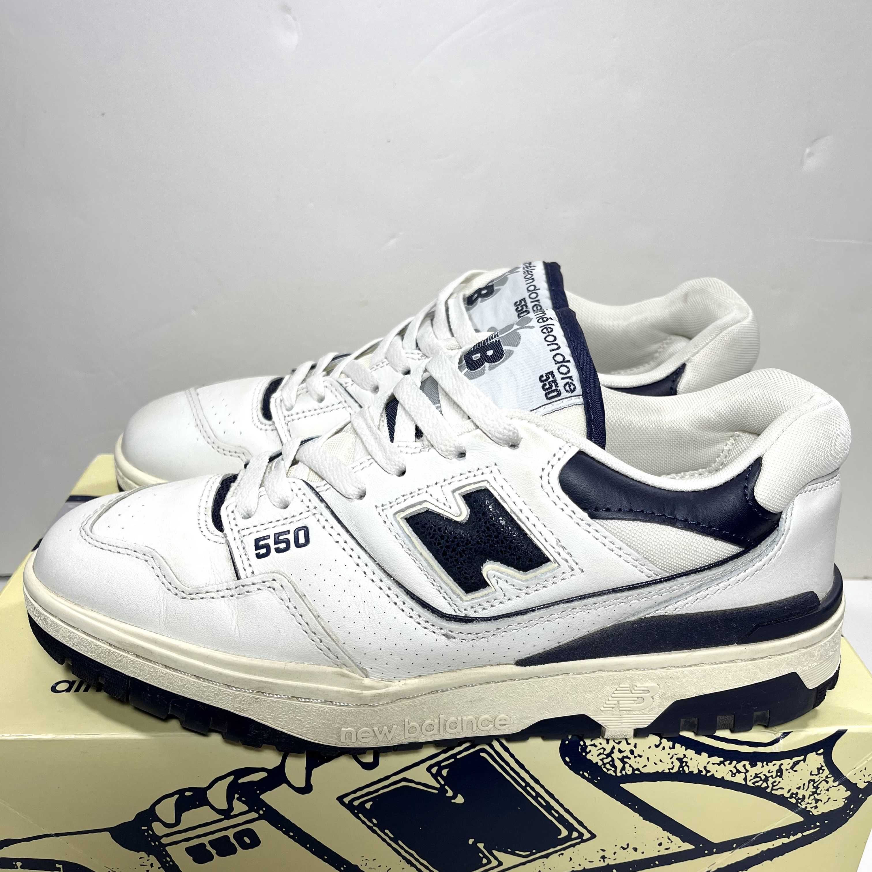 Aime Leon Dore × New Balance 550 "White Navy"