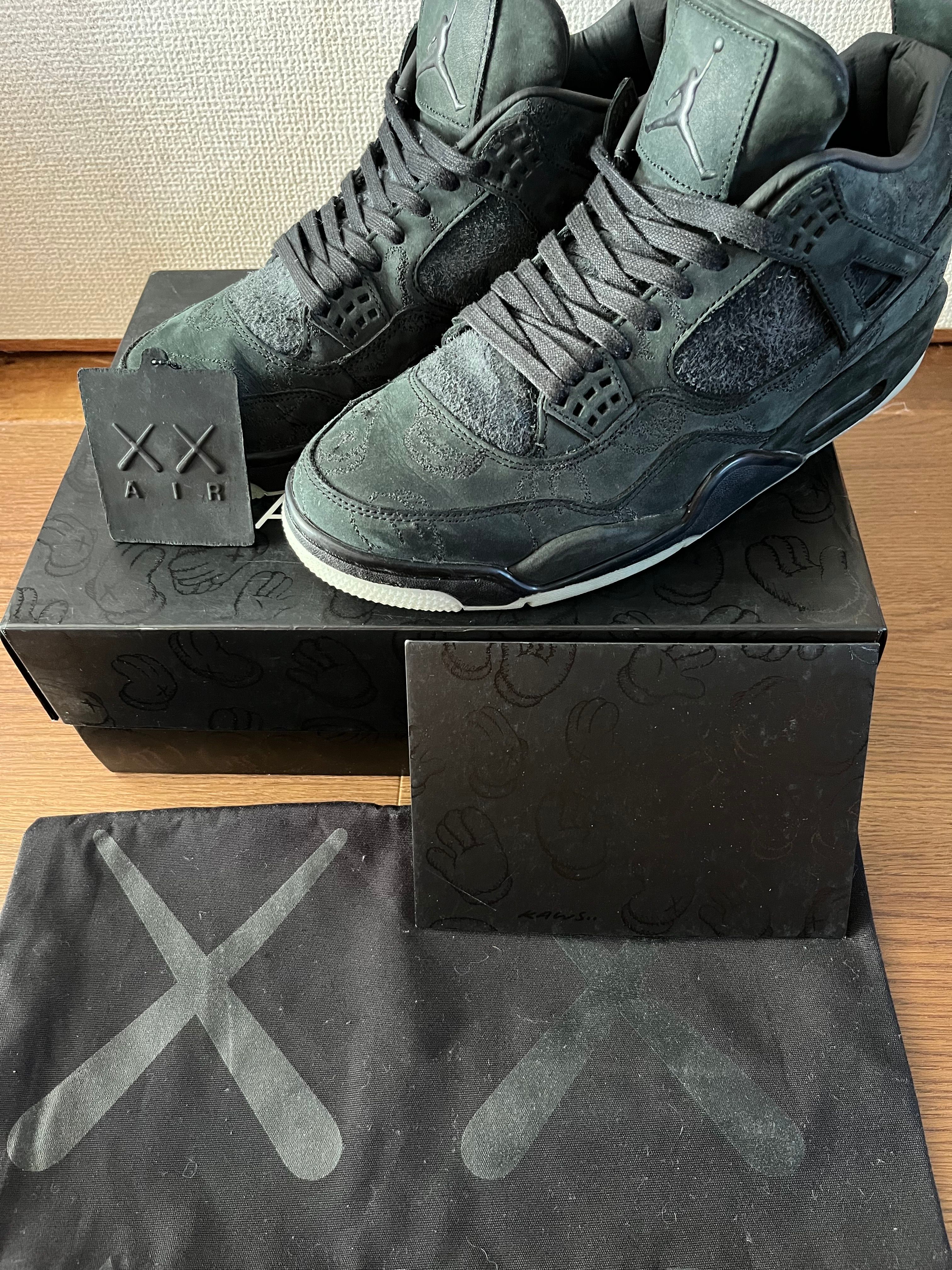 KAWS × Nike Air Jordan 4 Retro "Black"