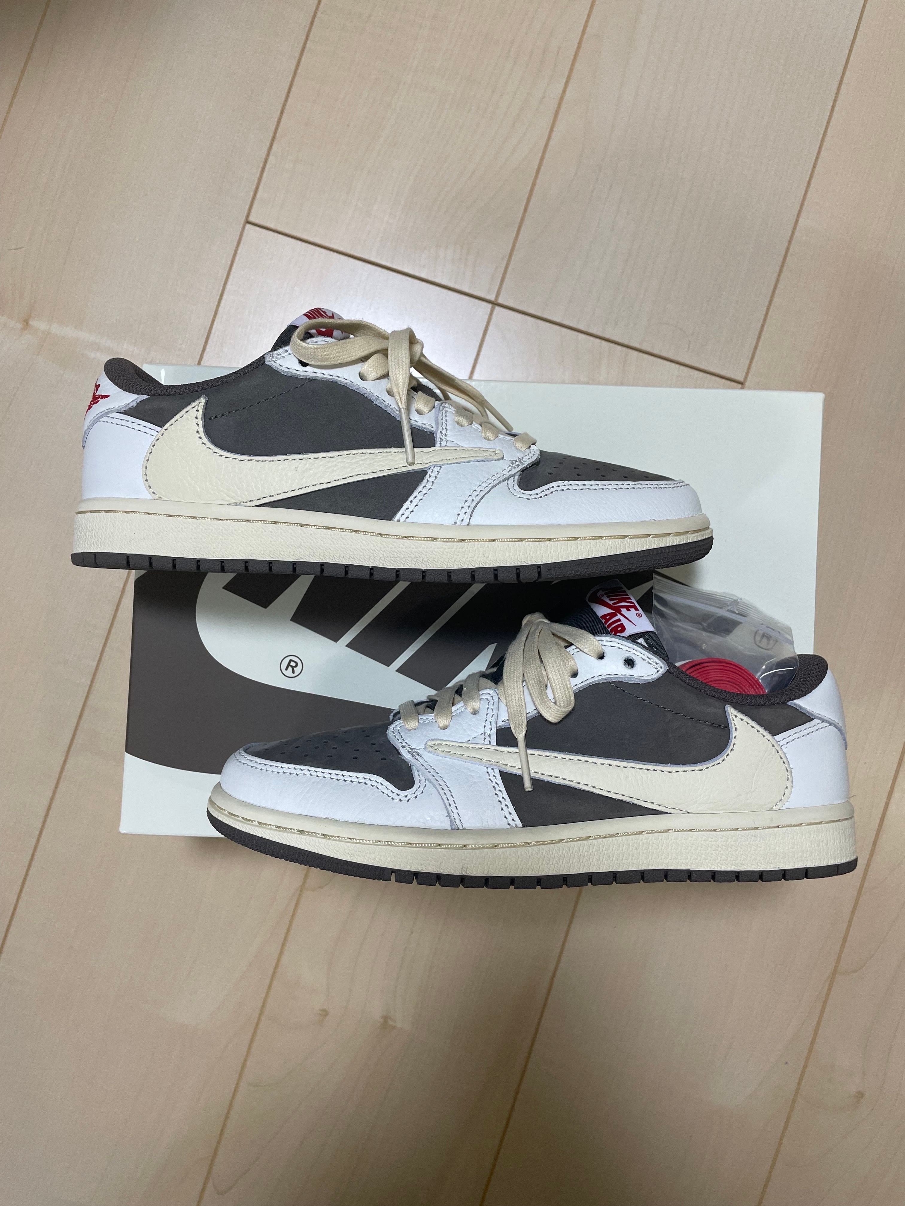 Travis Scott × Nike Air Jordan 1 Low OG SP "Reverse Mocha/Sail and Ridgerock"