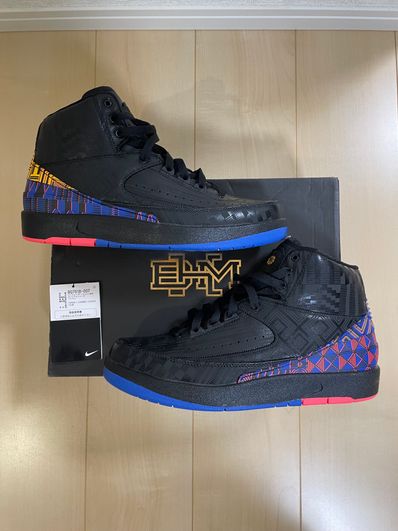 NIKE AIR JORDAN 2 RETRO BHM "BLACK"