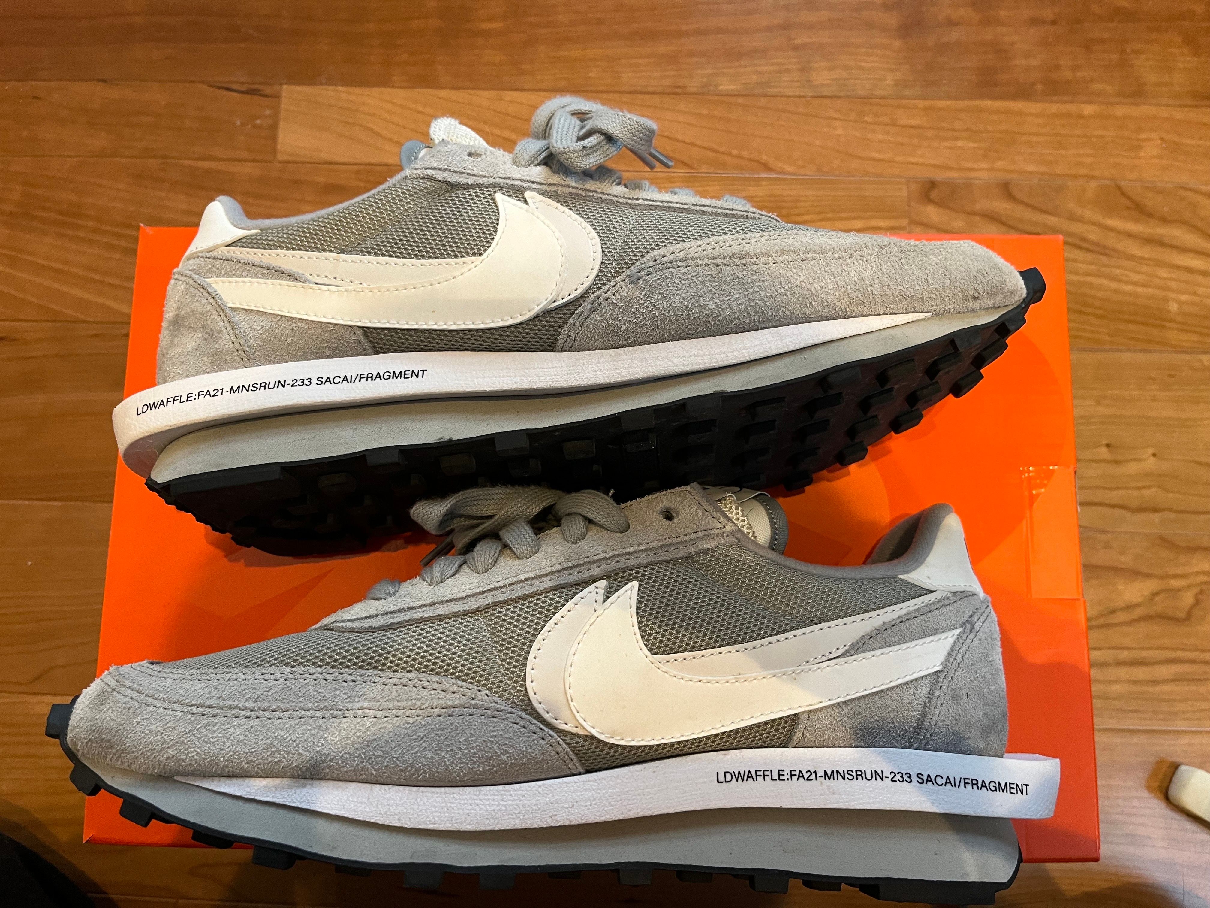 Fragment × sacai × Nike LD Waffle "Light Smoke Grey"