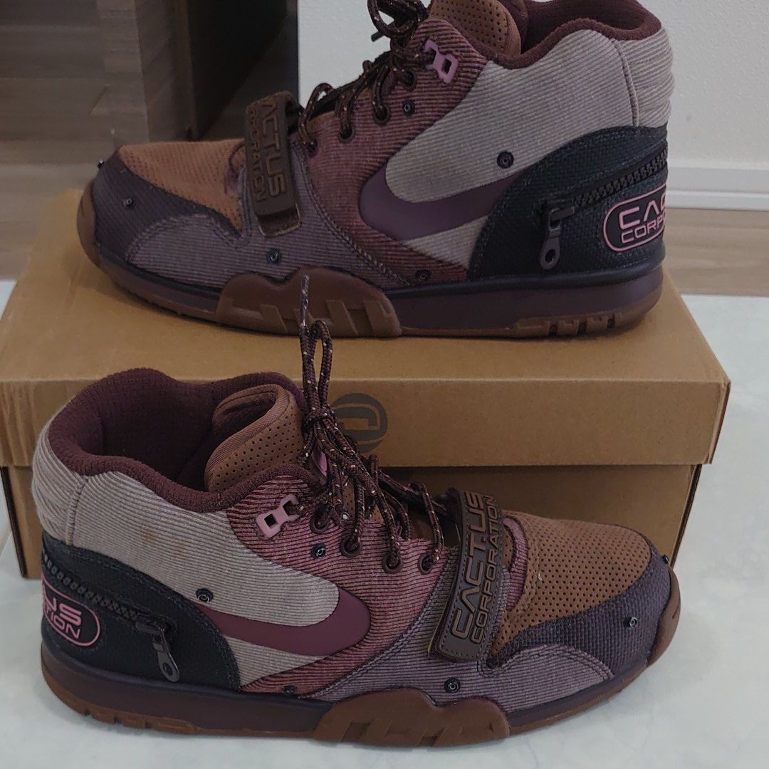 Travis Scott x Nike Air Trainer 1 SP "Archaeo Brown and Rust Pink"