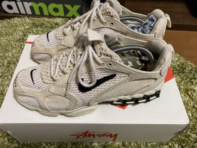 Stussy × Nike Air Zoom Spiridon CG 2 "Fossil/Black"