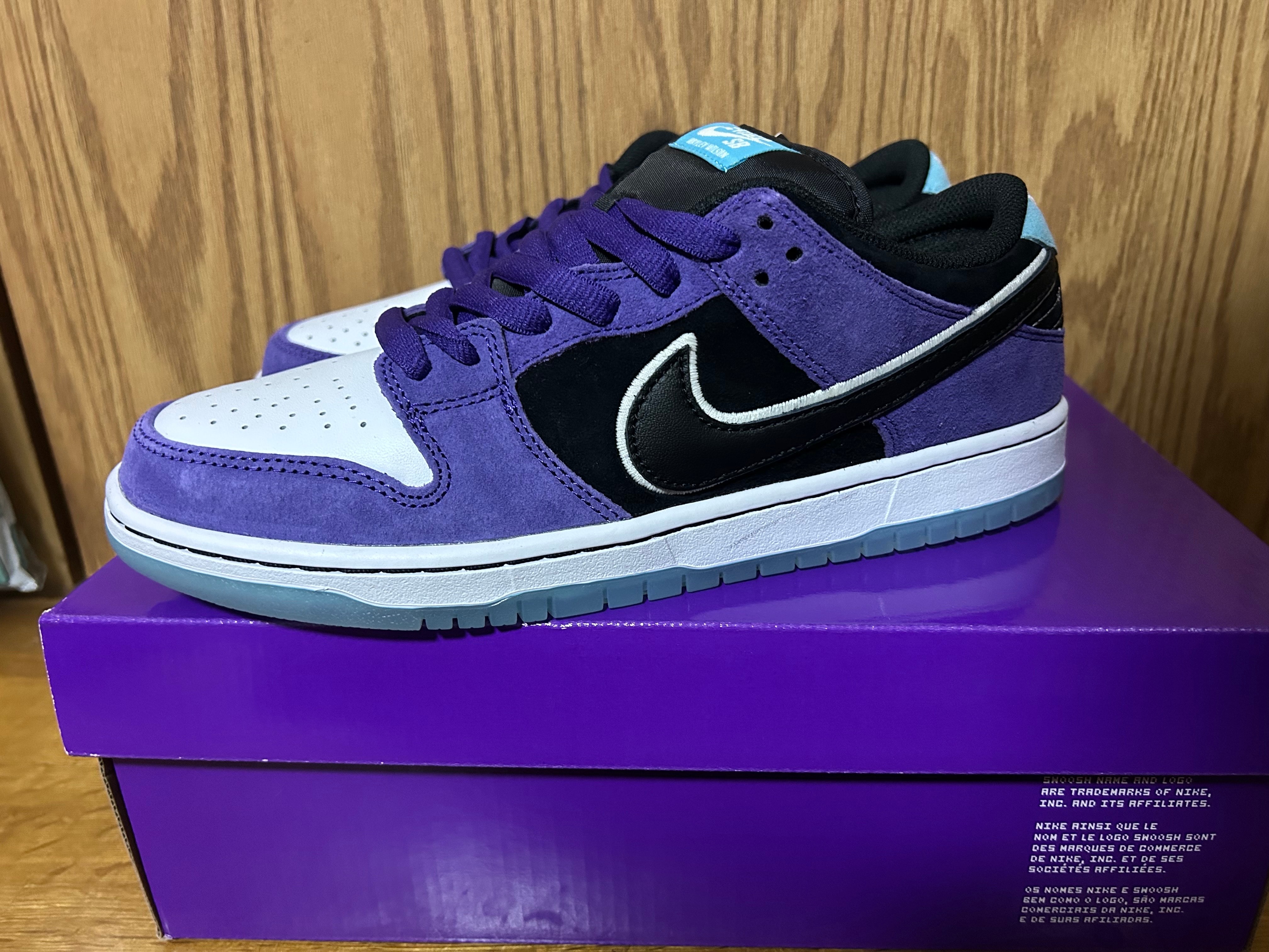 Hayley Wilson × Nike SB Dunk Low Pro "Black and Court Purple"