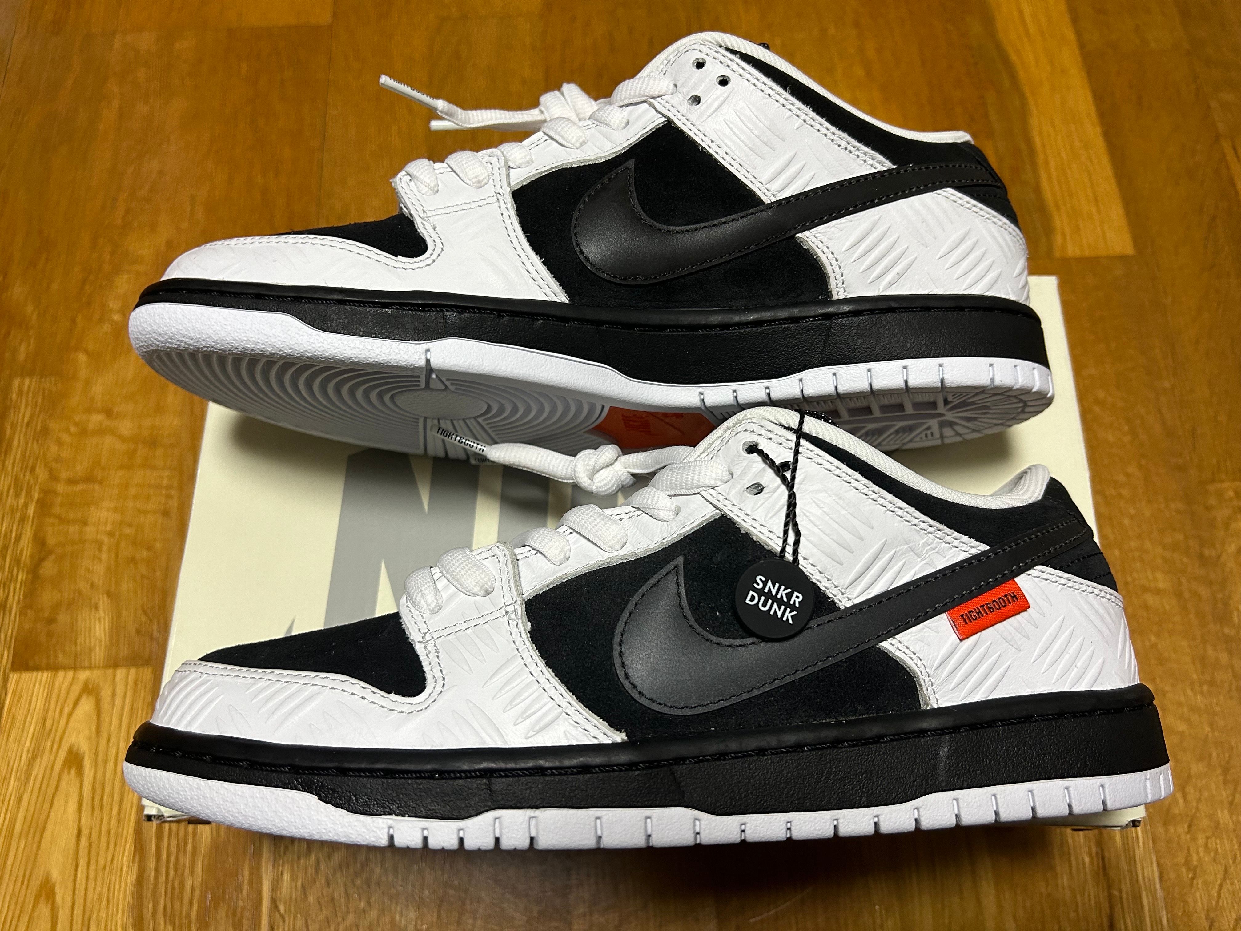 TIGHTBOOTH × Nike SB Dunk Low Pro QS "Black and White"