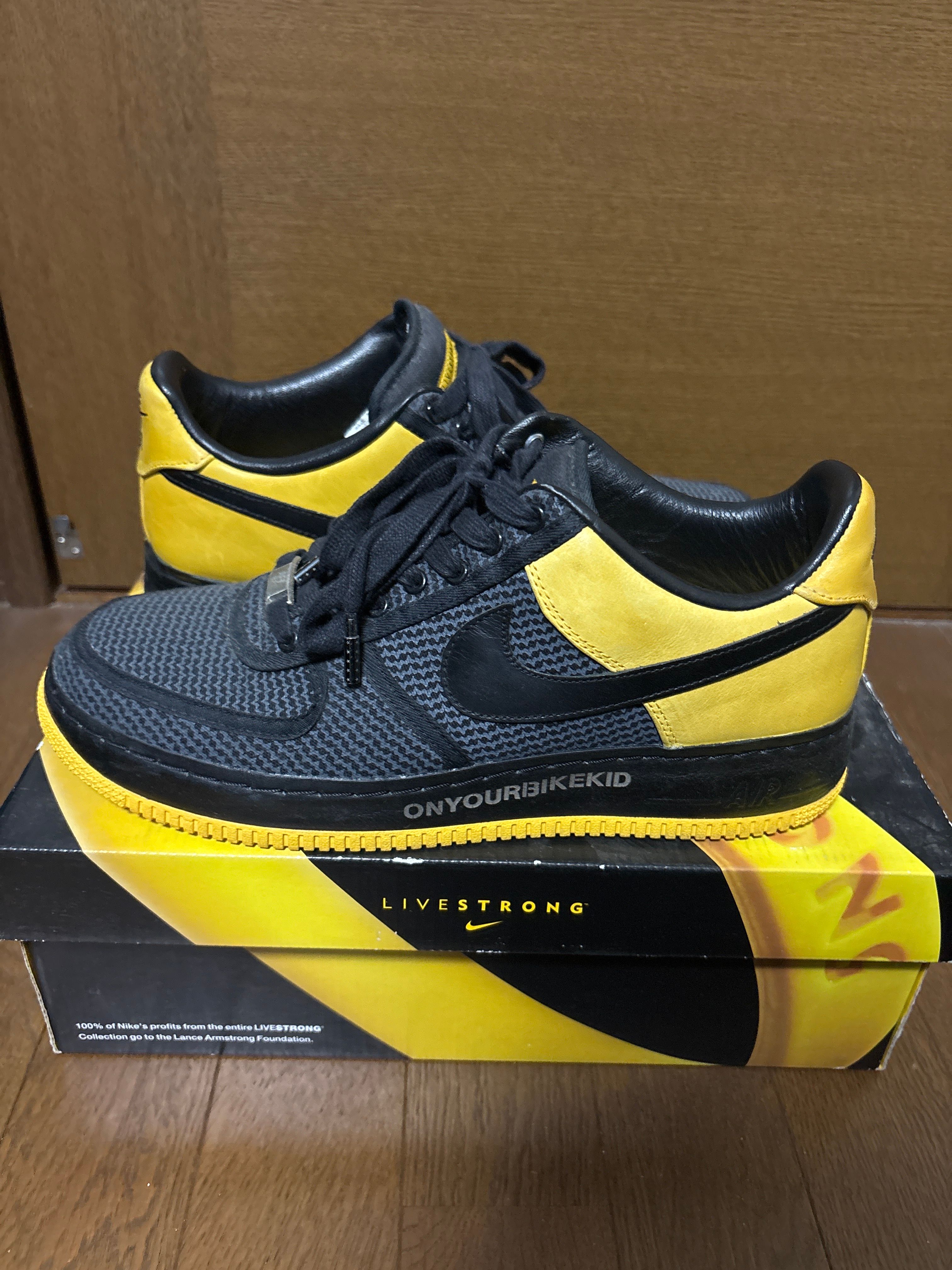 UNDEFEATED × Nike Air Force 1 Low Supreme "Livestrong"