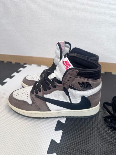 Travis Scott × Nike Air Jordan 1 Retro High OG TS SP "Sail/Dark Mocha"