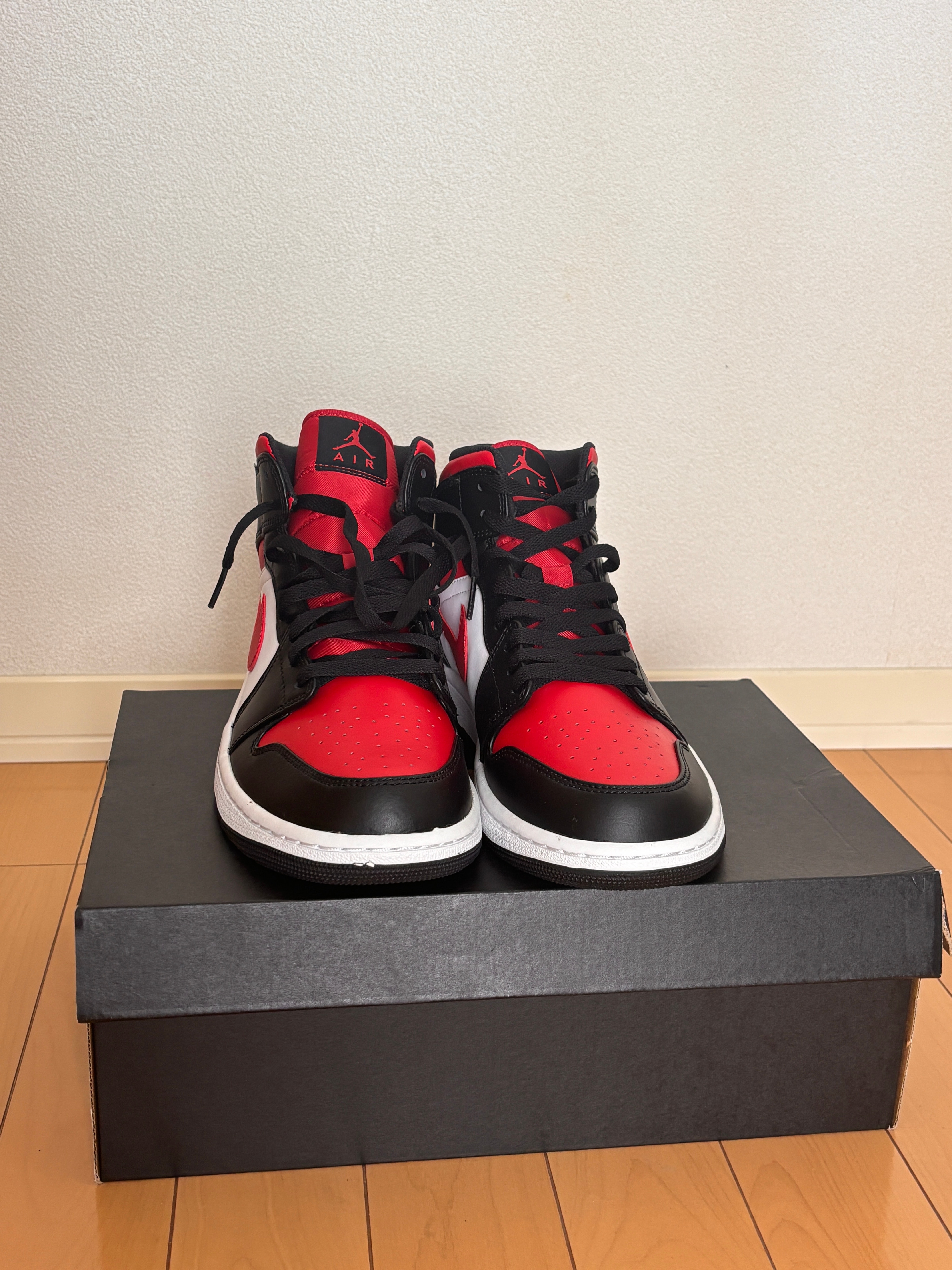 Nike Air Jordan 1 Mid "Black/Gym Red/White"