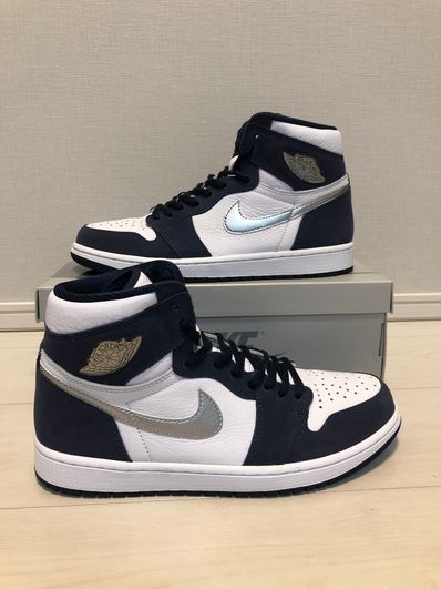 Nike Air Jordan 1 High OG CO.JP "White/Midnight Navy" (2020)(ブリーフケースなし)